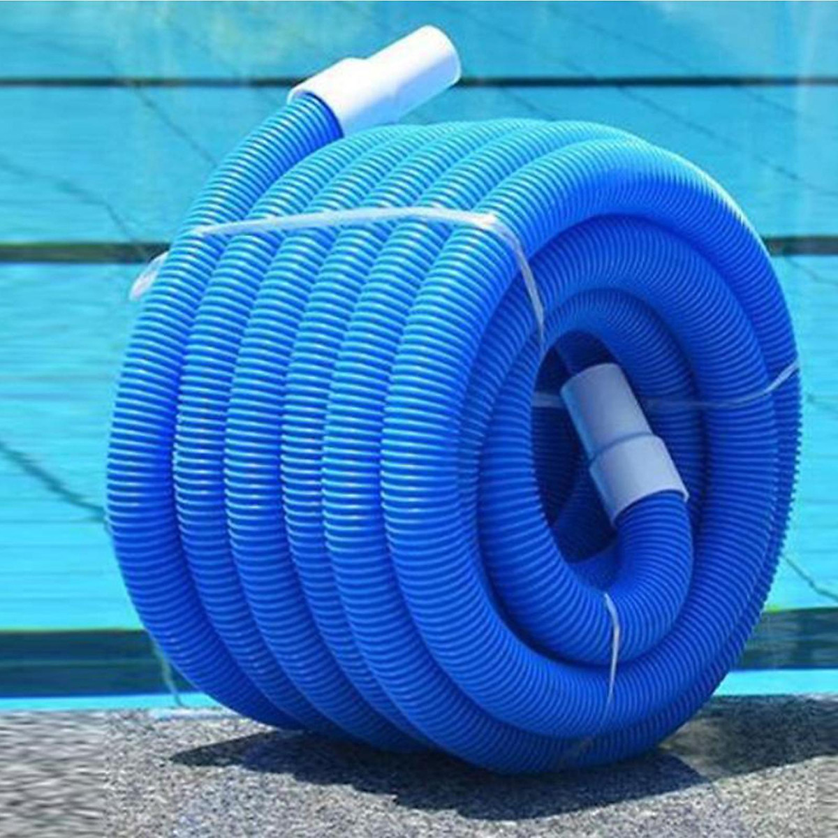 Pool Vacuum Pump Hose 32mm Diameter Backwash Pipe with Swivel Cuff Flexible