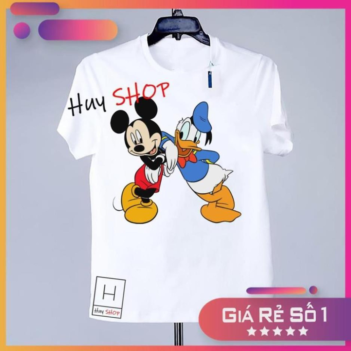 Mua - [GIẢM SẬP SÀN] Áo thun Nữ Cute Chuột Mickey Dễ Thương Siêu ...