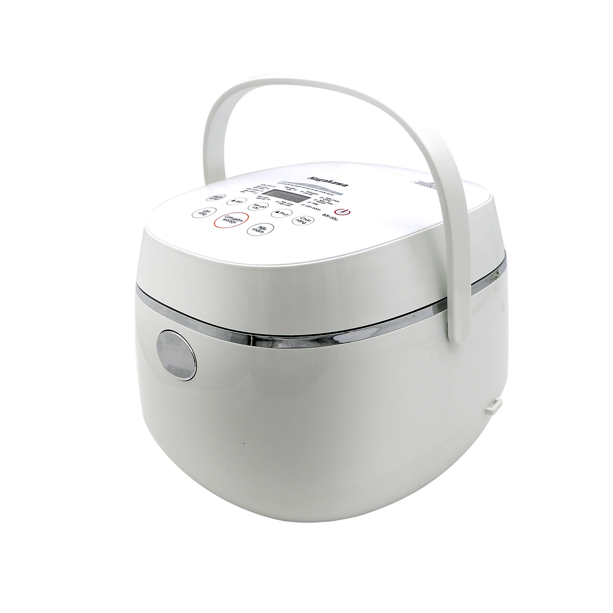 Nồi Cơm Điện Tử Cảm Ứng Nagakawa NAG0136 - Giảm tinh bột - Lòng niêu chống dính - 11 chức năng (1.2L - 500W) - Hàng Chính Hãng