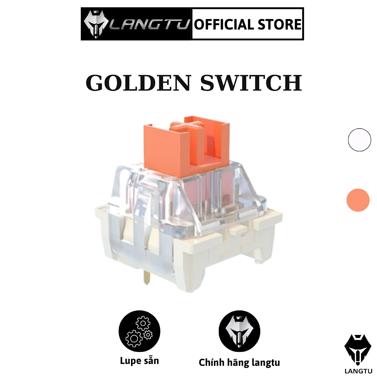 Mua Trục Switch Lẻ Golden Silver Langtu Thay Nóng Cho Bàn Phím Cơ