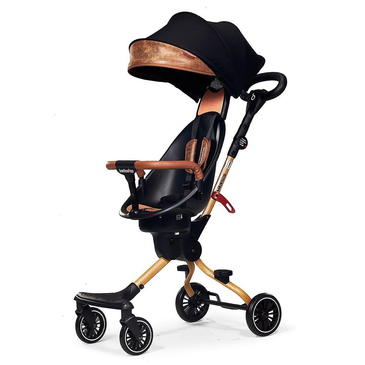 Xe đẩy gấp gọn 2 chiều Baobaohao V5B có đệm và mái che mẫu mới nhất ( Xe Đẩy Gấp Gọn 2 Chiều Baobaohao V5B Có Đệm Và Mái Che Mẫu Mới Nhất (