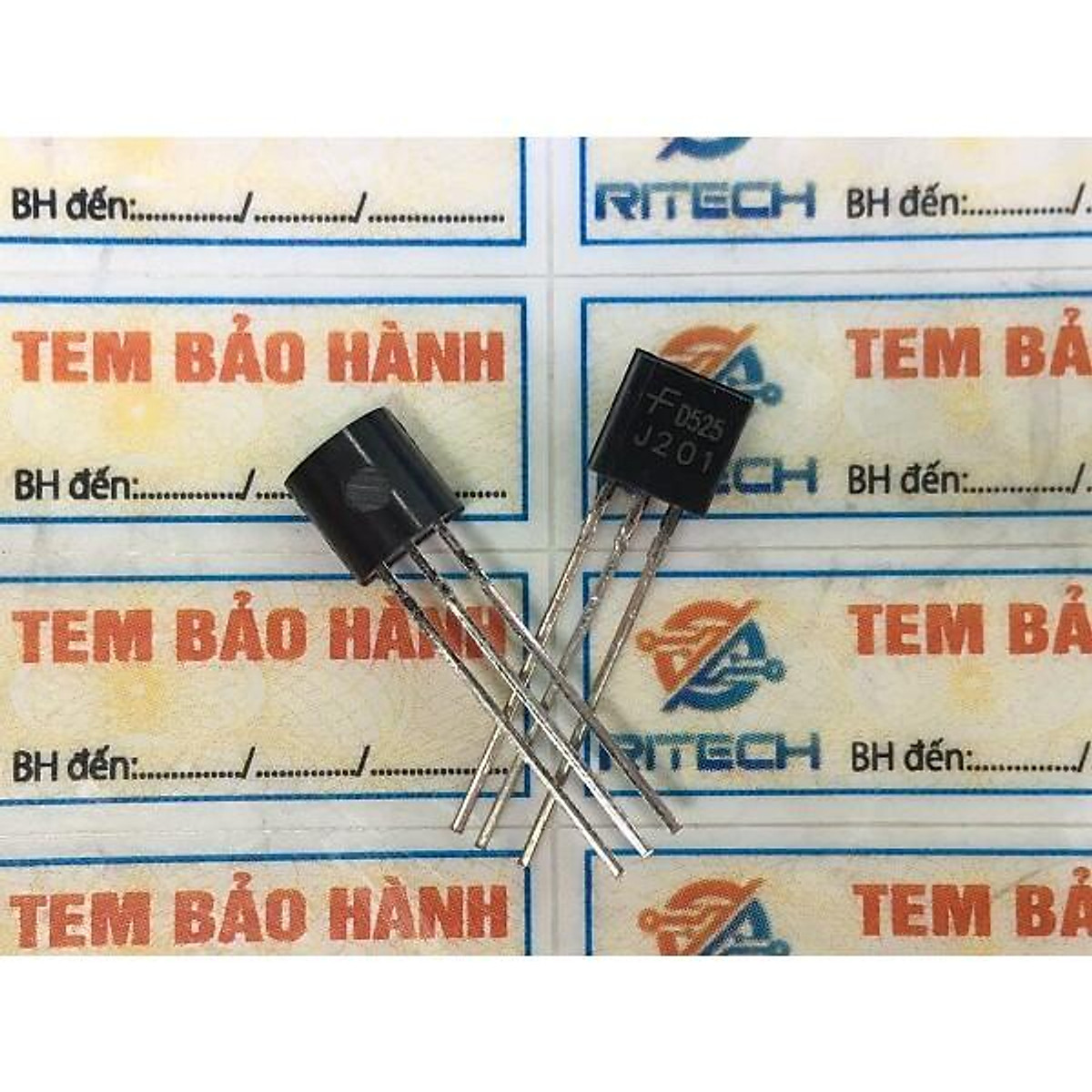 COMBO 10 CON J201 JFET NChannel Transistor 50mA/40V TO92 hàng chính