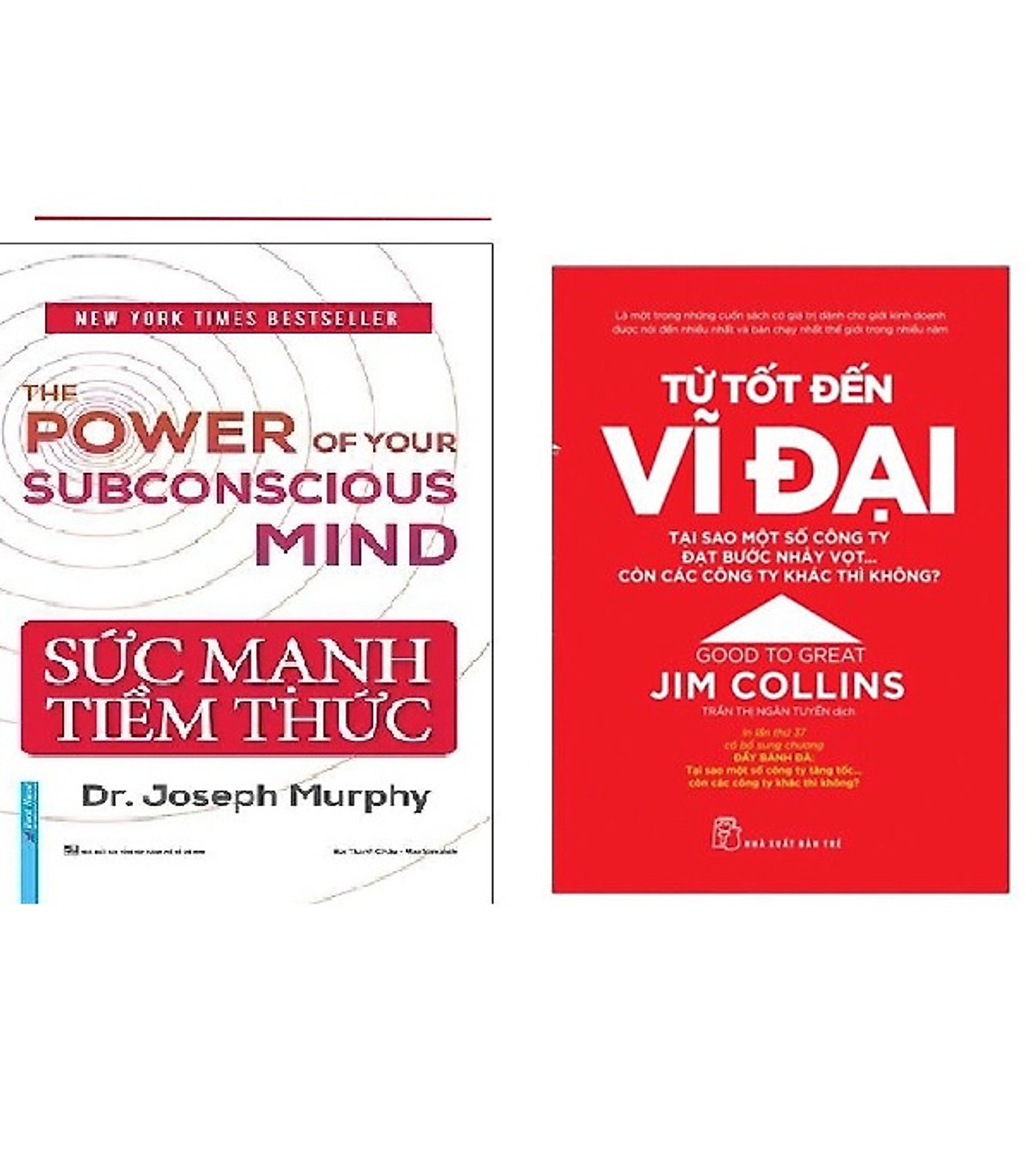 Combo 2 cuốn : Từ Tốt Đến Vĩ Đại - Jim Collins + Sức Mạnh Tiềm Thức
