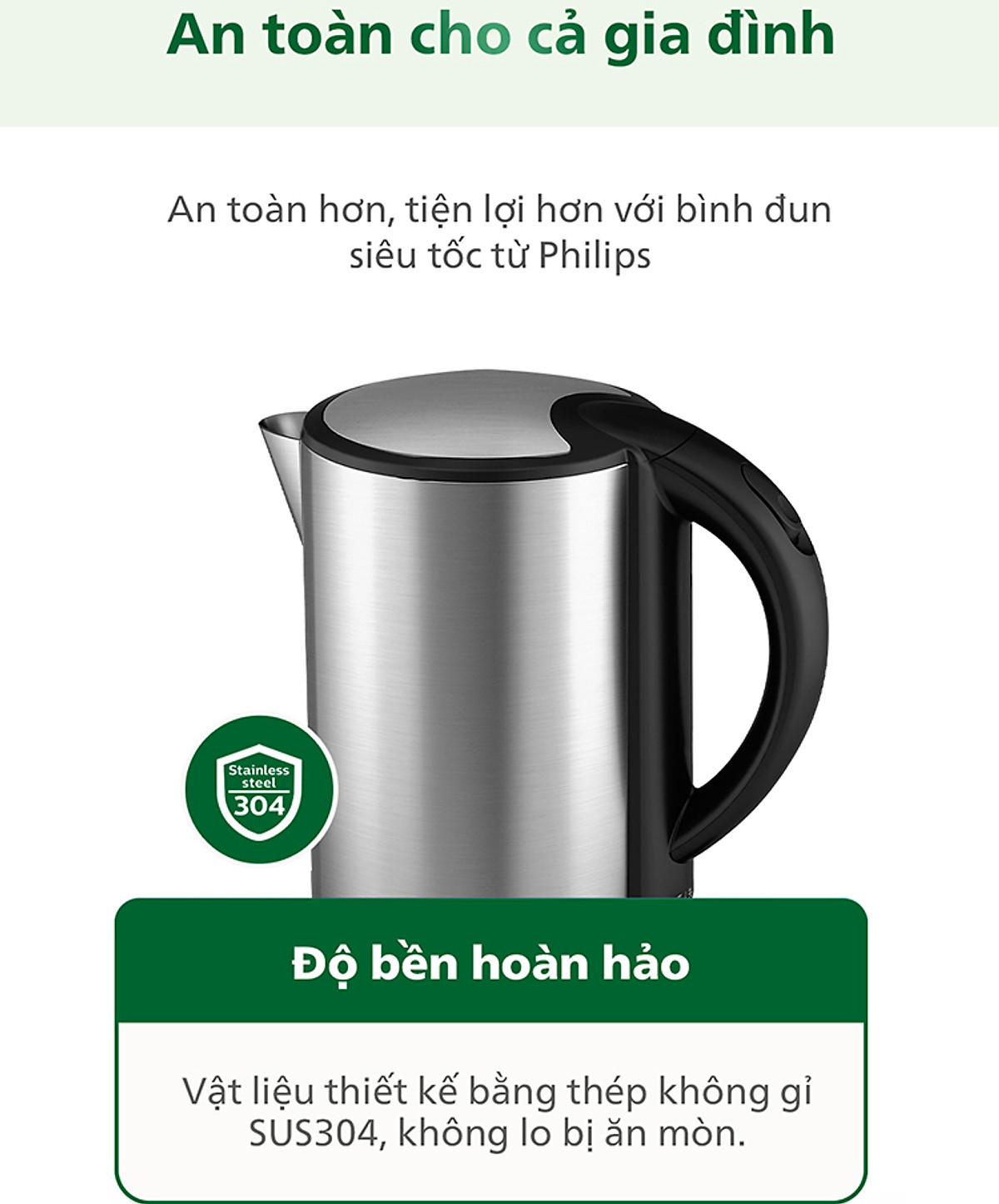 Bình Đun Siêu Tốc Philips HD9316 (1.7L) - Hàng chính hãng