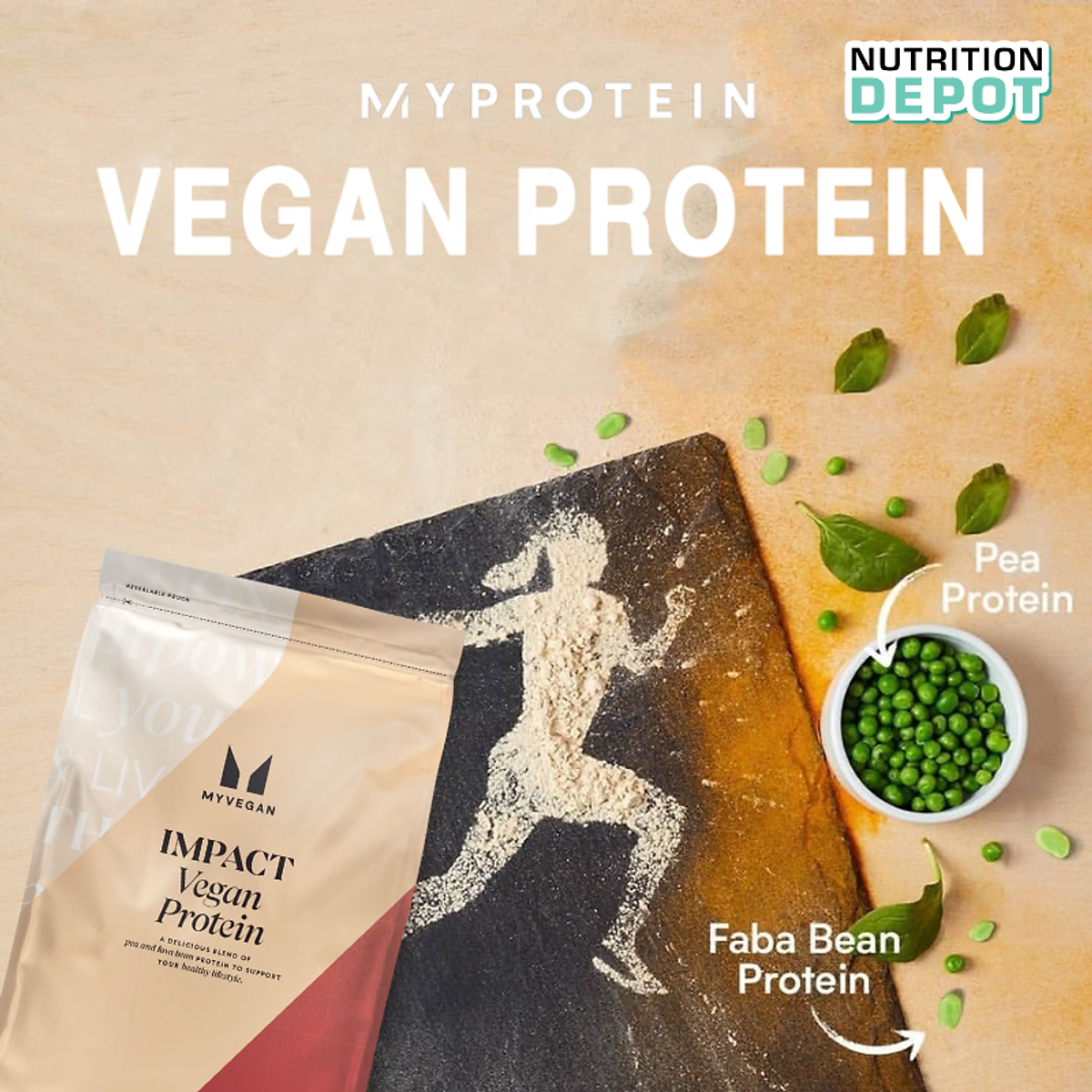 Sữa bổ sung đạm dành cho người ăn chay Vegan Blend Protein 2.5kg - Nutrition Depot