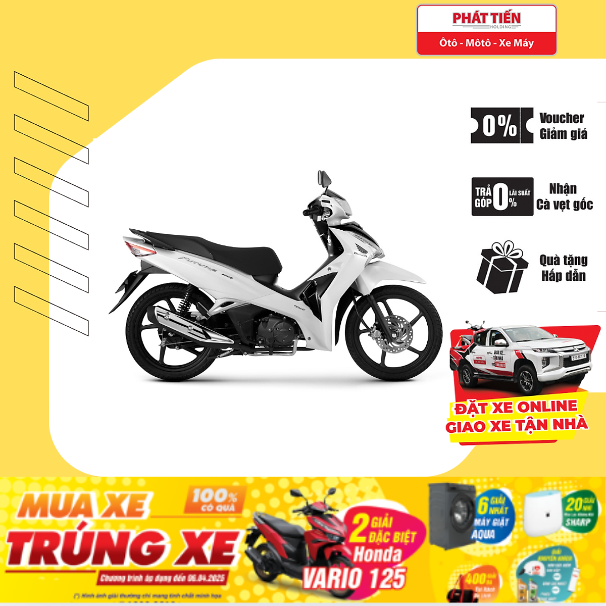 Xe Máy Honda Future 125 FI 2024 -Cao cấp (Phanh đĩa - vành đúc)