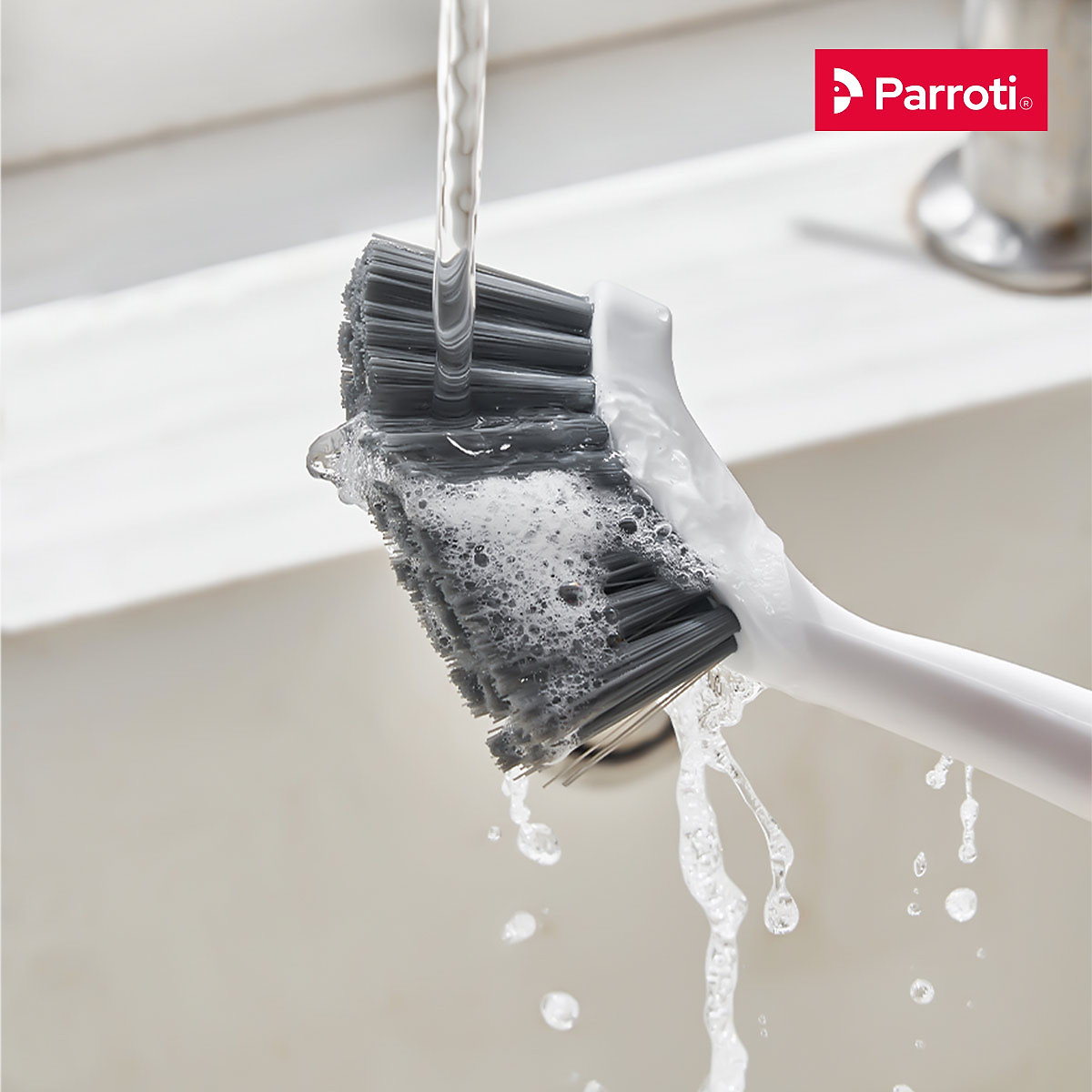 Chổi cọ vệ sinh đa năng, bàn chải vệ sinh cao cấp - Parroti Brush BR01