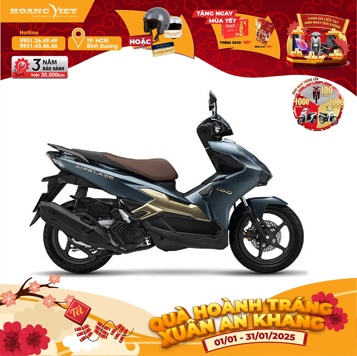 Xe máy Honda Air Blade 160cc 2025 - Phiên Bản Đặc Biệt