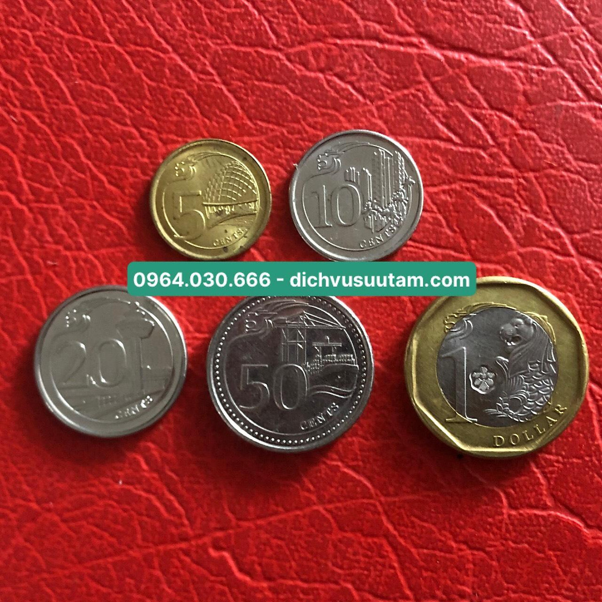 Đủ bộ xu Singapore phên bản mới 5 loại khác nhau - Vật phẩm phong ...
