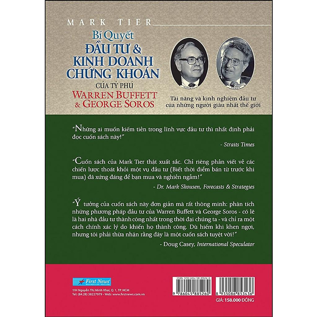 Bí Quyết Đầu Tư Và Kinh Doanh Chứng Khoán Của Tỷ Phú Warren Buffett Và George Soros - Bản Quyền