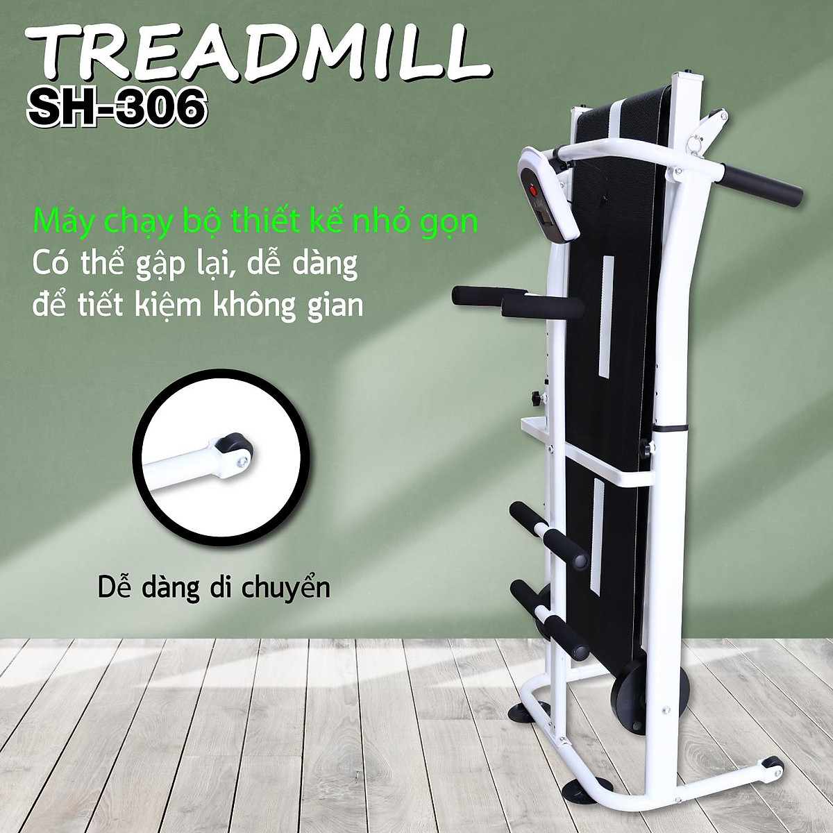 Máy chạy bộ cơ đa năng BG Treadmill SH306 5 in 1,Máy chạy bộ không điện SH305 thích hợp cho mọi lứa tuổi luyện tập (hàng nhập khẩu)