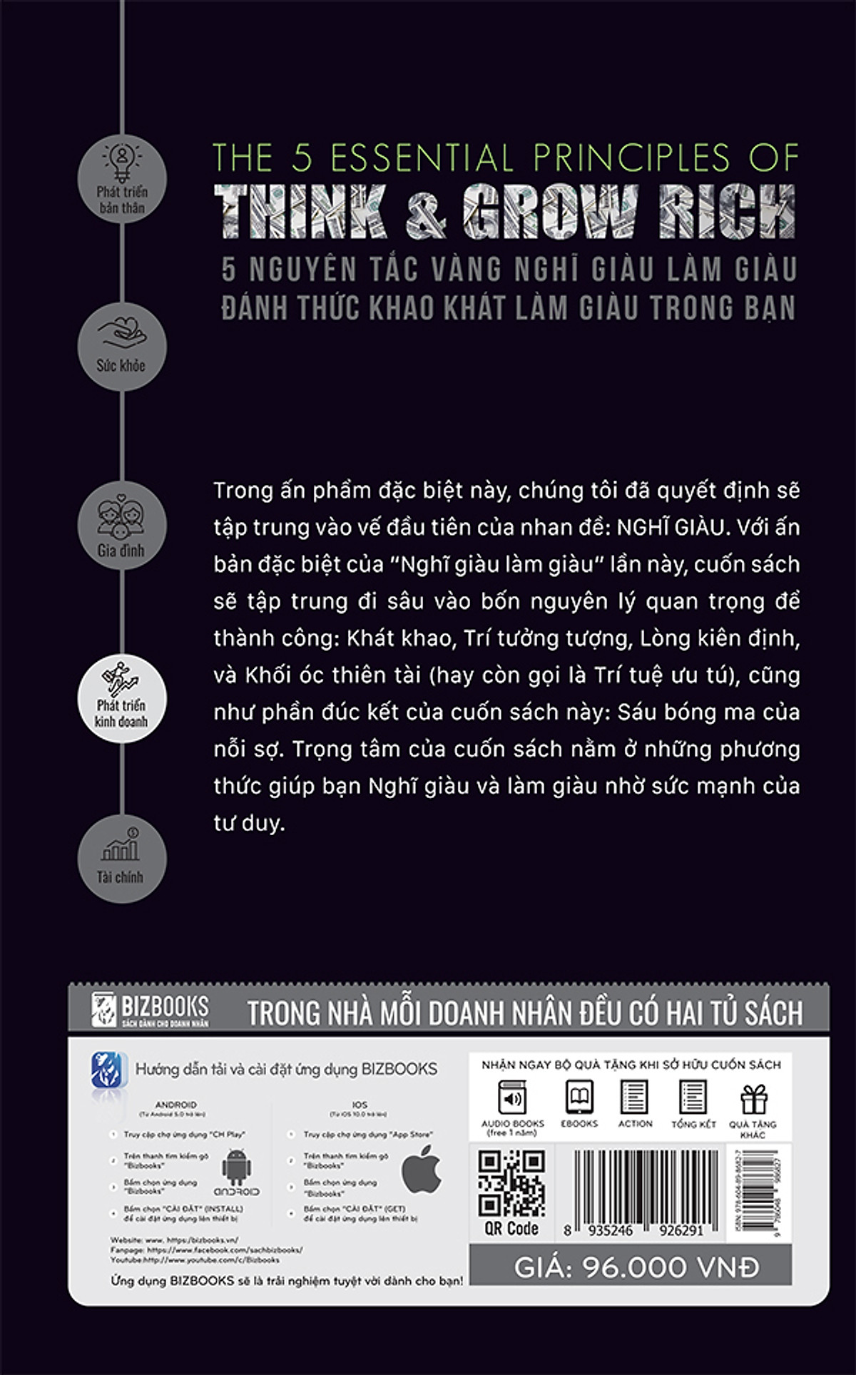 5 nguyên tắc vàng nghĩ giàu làm giàu – Đánh thức khao khát làm giàu trong bạn(tặng bookmark)