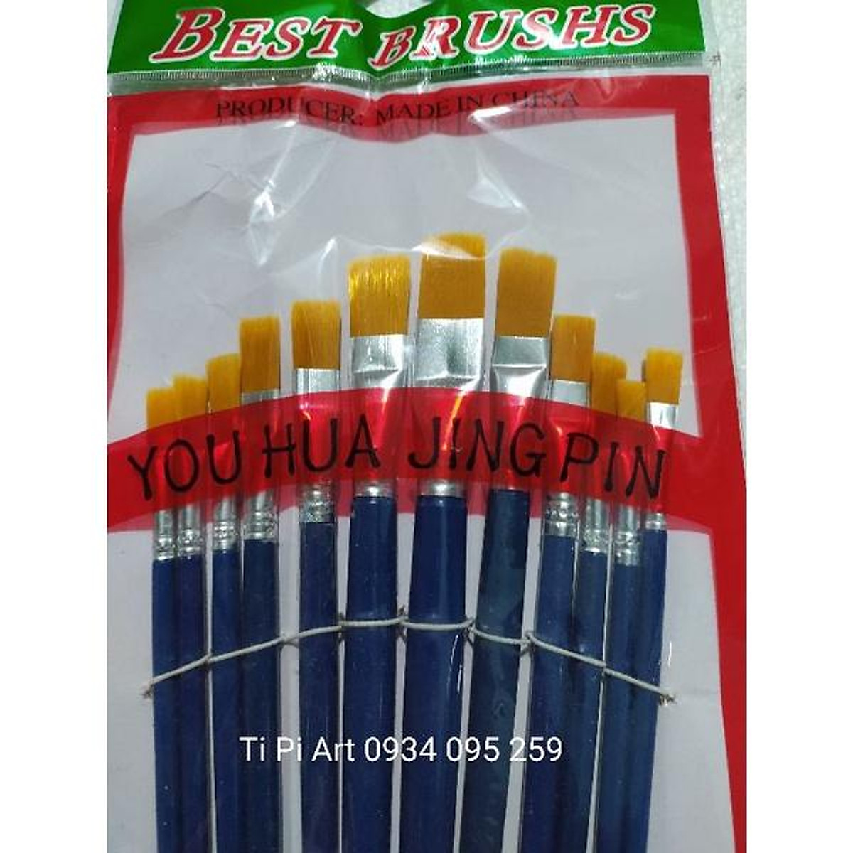 Mua Bộ cọ vẽ Tranh Tường GIÁ RẺ 12 cây lớn tại HỌA CỤ BÌNH DƯƠNG