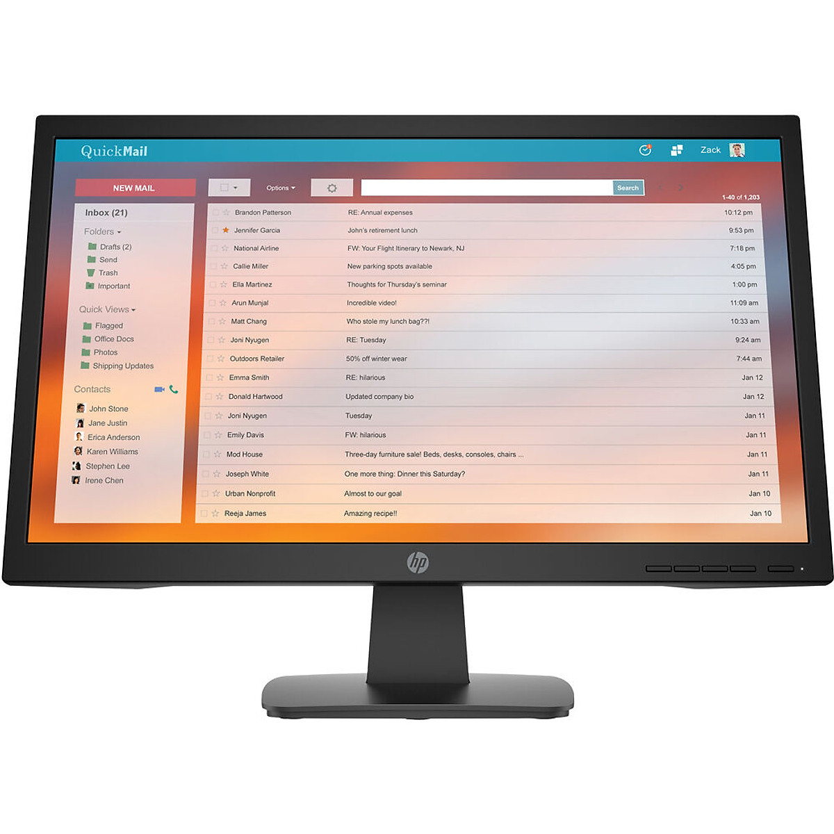 hp p21v g4 fhd monitor