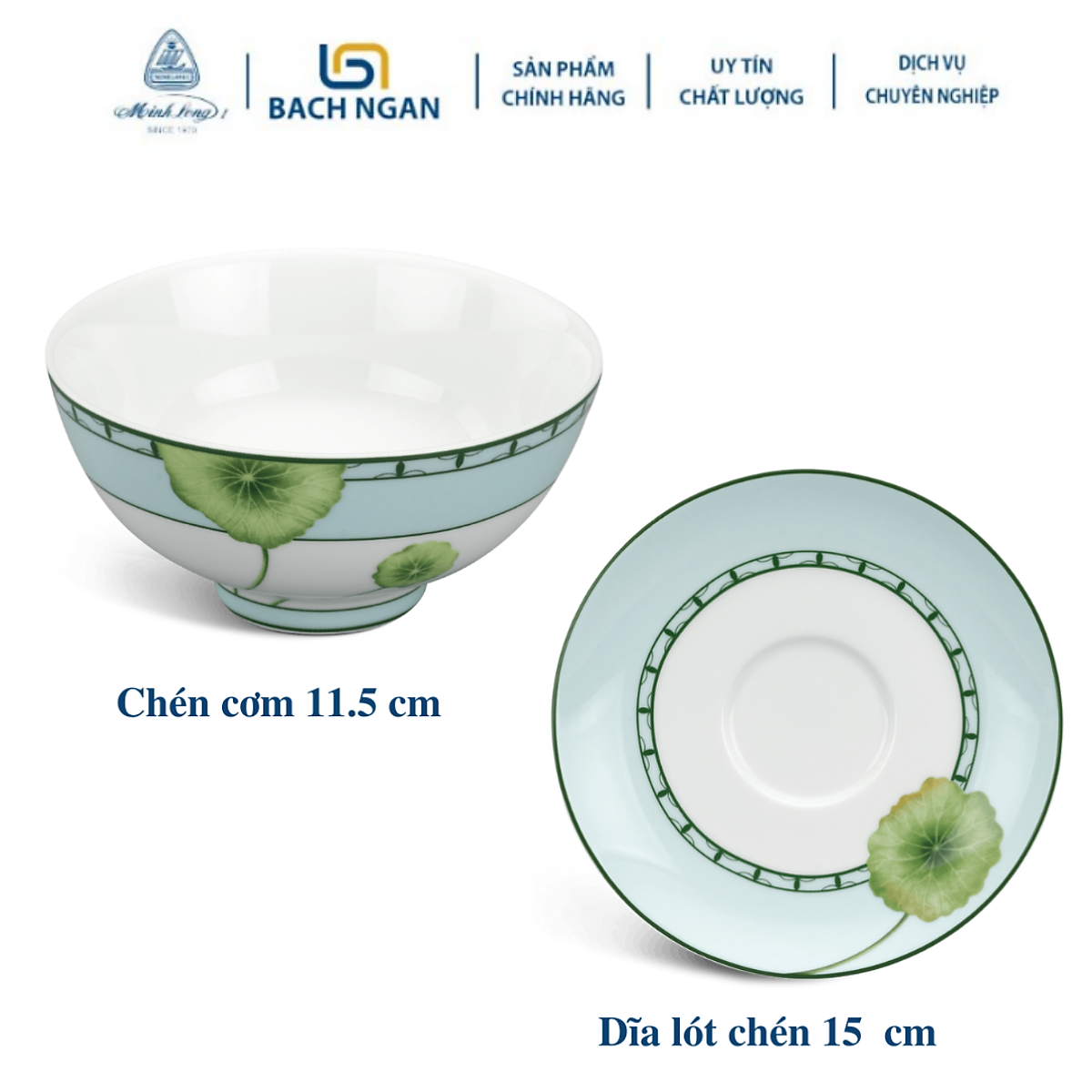 Bộ chén dĩa sứ Minh Long 6 người - 24 sản phẩm - Jasmine Tích ...