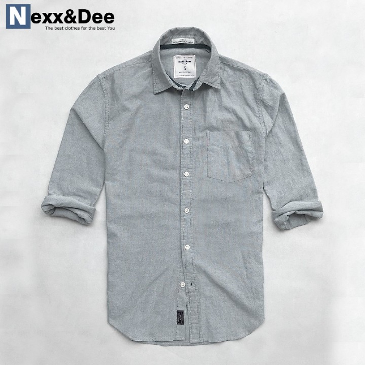 Mua Áo sơ mi nam tay dài trắng công sở vải oxford cao cấp ND02 - Xám - Size XL (75-82kg) tại Nexx & Dee Official Store Mua Áo Sơ Mi Nam Tay Dài Trắng Công Sở Vải Oxford Cao Cấp Nd02 - Xám - Size Xl (75-82Kg) Tại Nexx & Dee Official Store