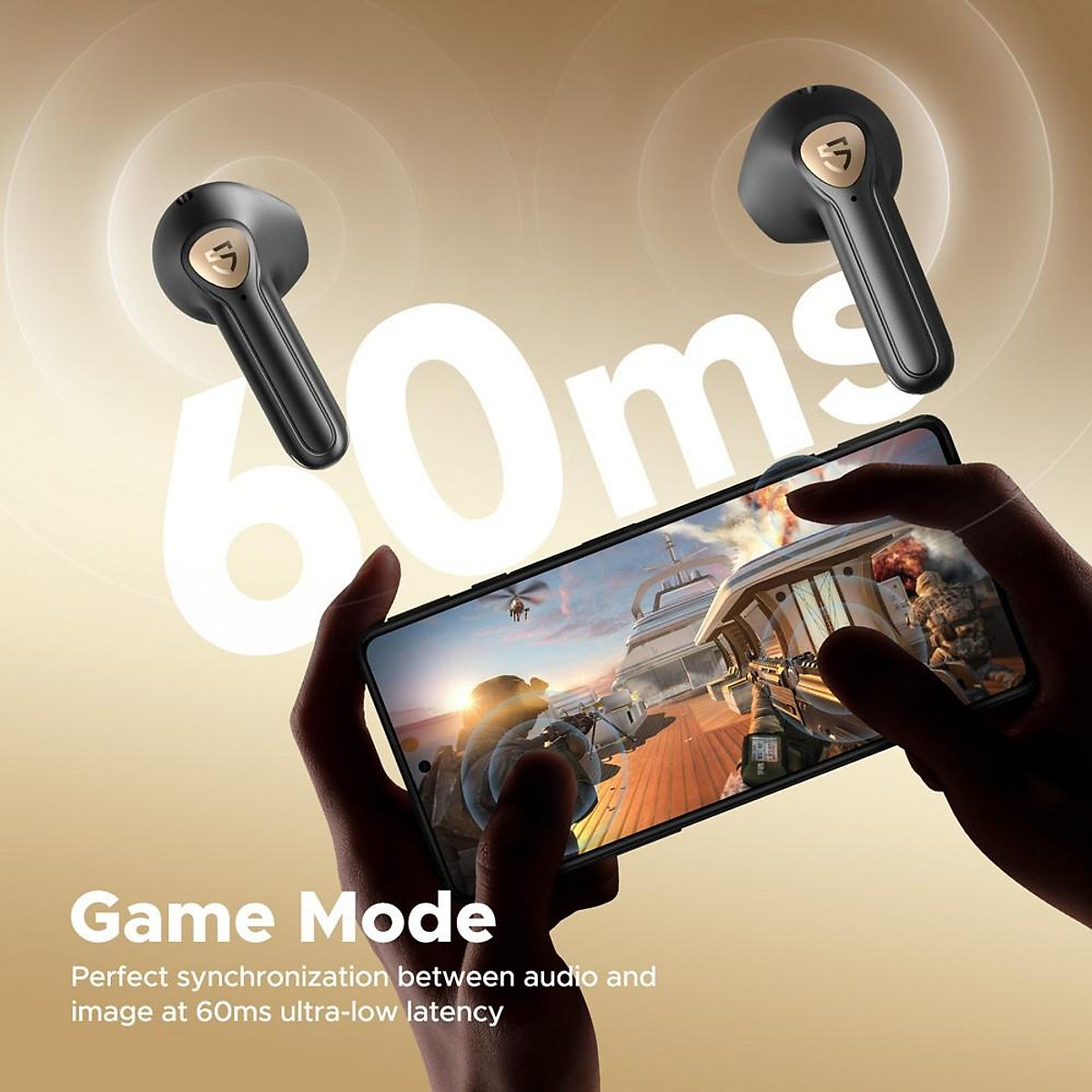 Tai Nghe Bluetooth Soundpeats Air 3 Deluxe HS ️ Game Mode 60ms ️ Hi Res Audio LDAC ️ Hỗ trợ app - Hàng Nhập khẩu chính hãng