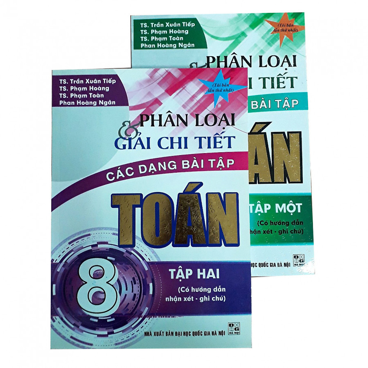 Combo Phân loại & giải chi tiết các dạng bài tập Toán lớp 8 (Tập 1&2)