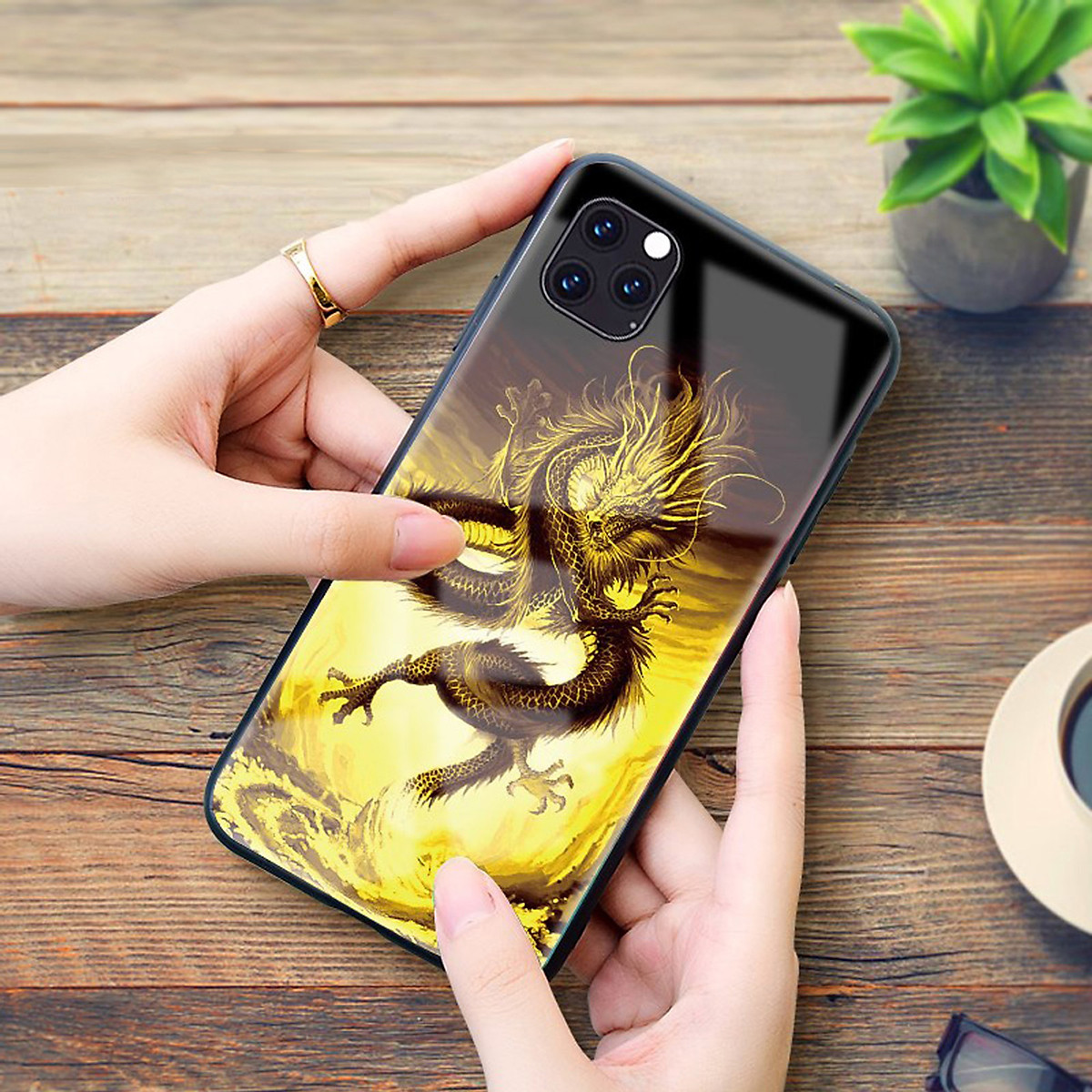 Ốp lưng iPhone in 3D hình rồng dạ quang phát sáng ban đêm ( Dành ...