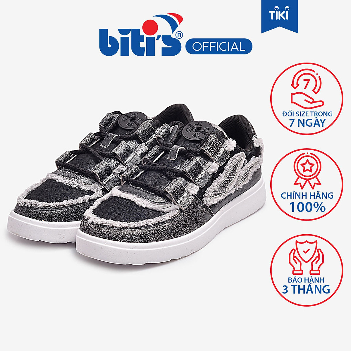 Giày Thể Thao Nam Hunter Street Bloomin' Central DSWH08500DEN (Đen)