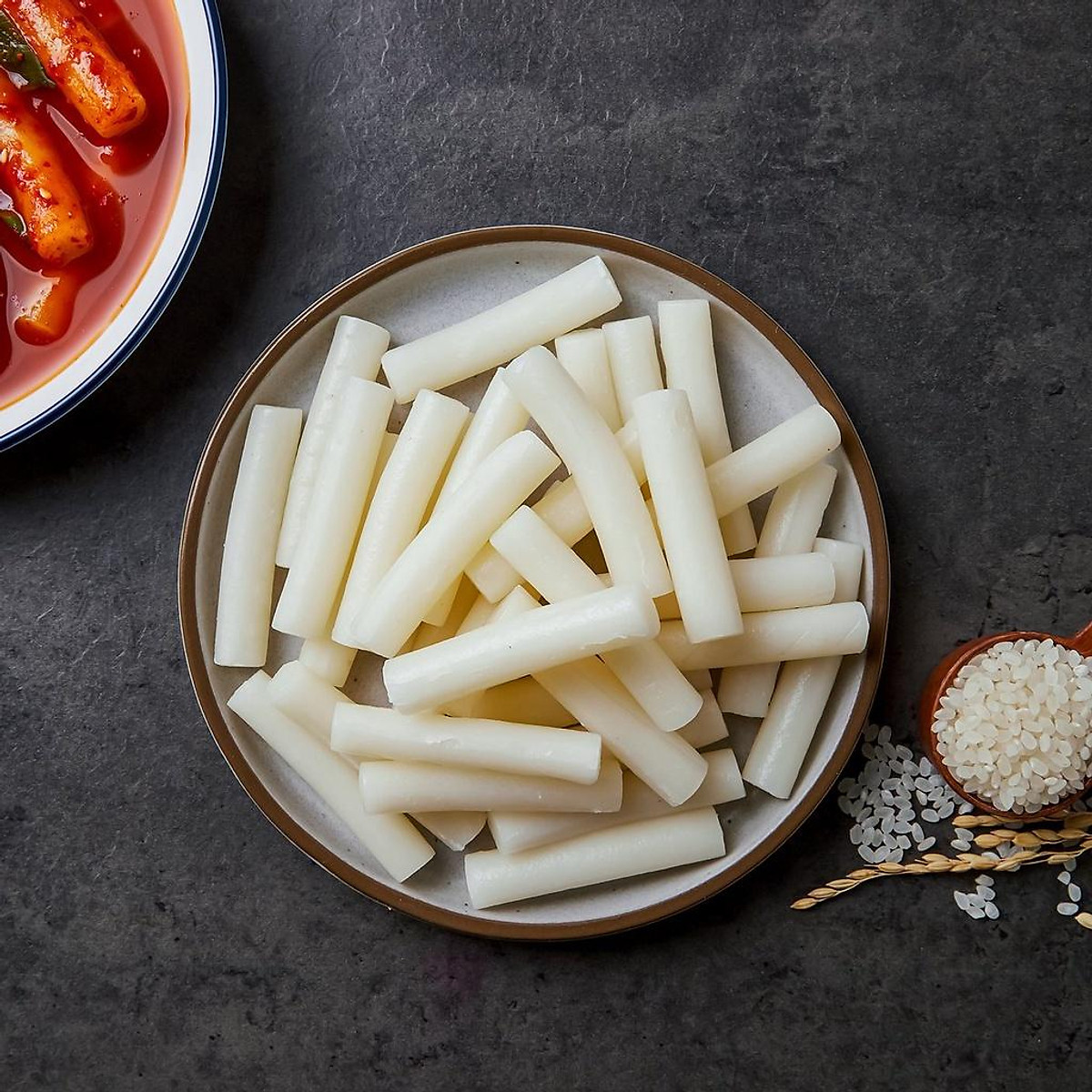 Bánh gạo Tokbokki Jin Phô Mai Ottogi gói 164g