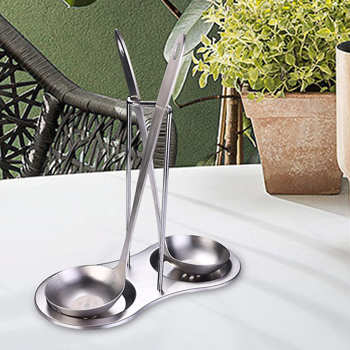 Mua Stainless Steel Ladles Holder Kitchen Utensils Bracket Upright