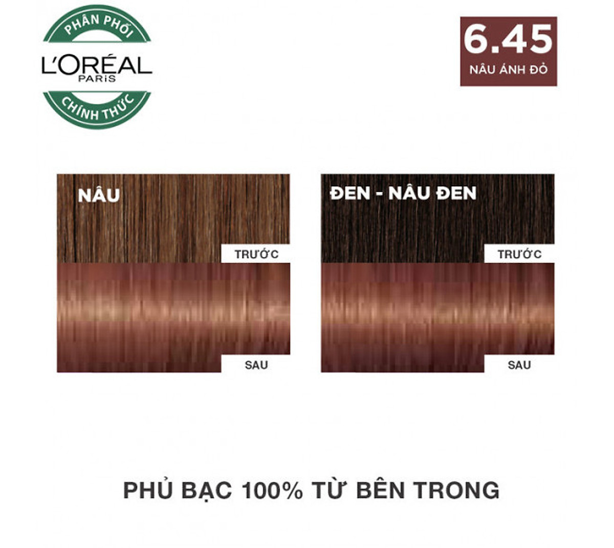 Kem Nhuộm L'Oreal Paris Dưỡng Tóc Phủ Bạc Excellence Crème