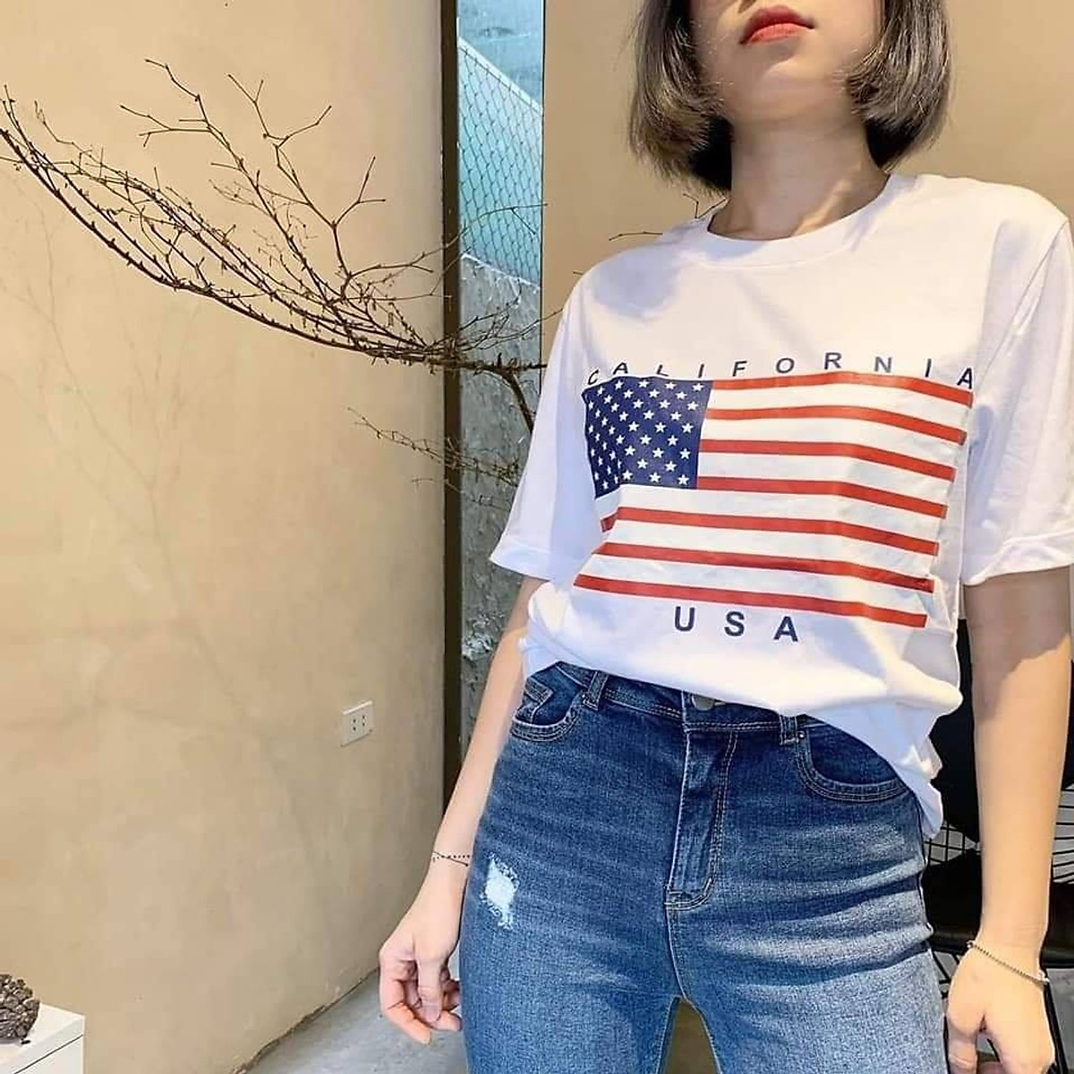Mua Áo Thun Nam nữ Họa Tiết lá Cờ Mỹ - USA , hàng Xuất dư chất liệu Cotton 100% - LÁ CỜ - S tại VHL Store Mua Áo Thun Nam Nữ Họa Tiết Lá Cờ Mỹ - Usa , Hàng Xuất Dư Chất Liệu Cotton 100% - Lá Cờ - S Tại Vhl Store