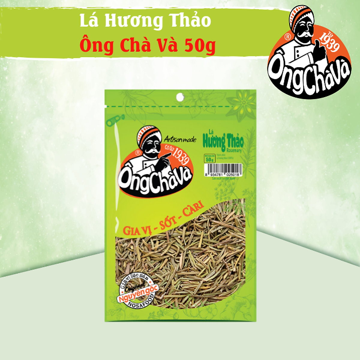 Lá Hương Thảo Ông Chà Và 50g (Rosemary)