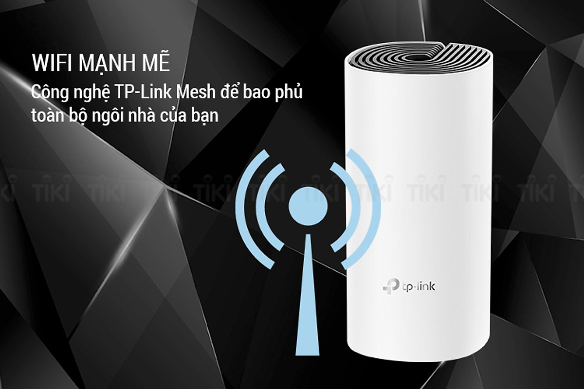 Bộ Phát Wifi Mesh TP-Link Deco M4 (2-pack) Băng Tần Kép MU-MIMO AC1200 - Hàng Chính Hãng