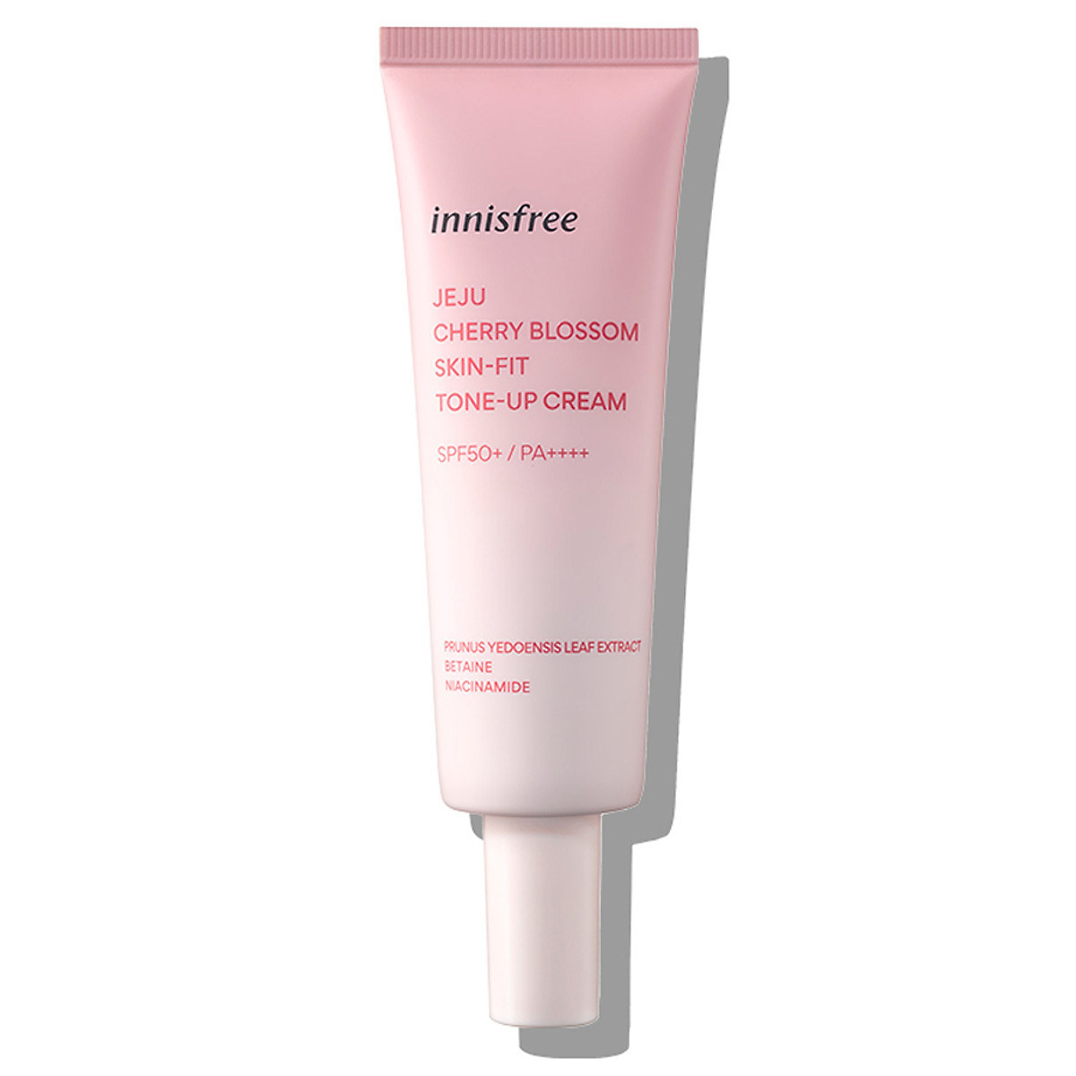 Kem dưỡng ẩm làm sáng chống nắng cho da innisfree Cherry Blossom Glow Skin-Fit Tone-Up Cream SPF 50+PA++++ 50ml