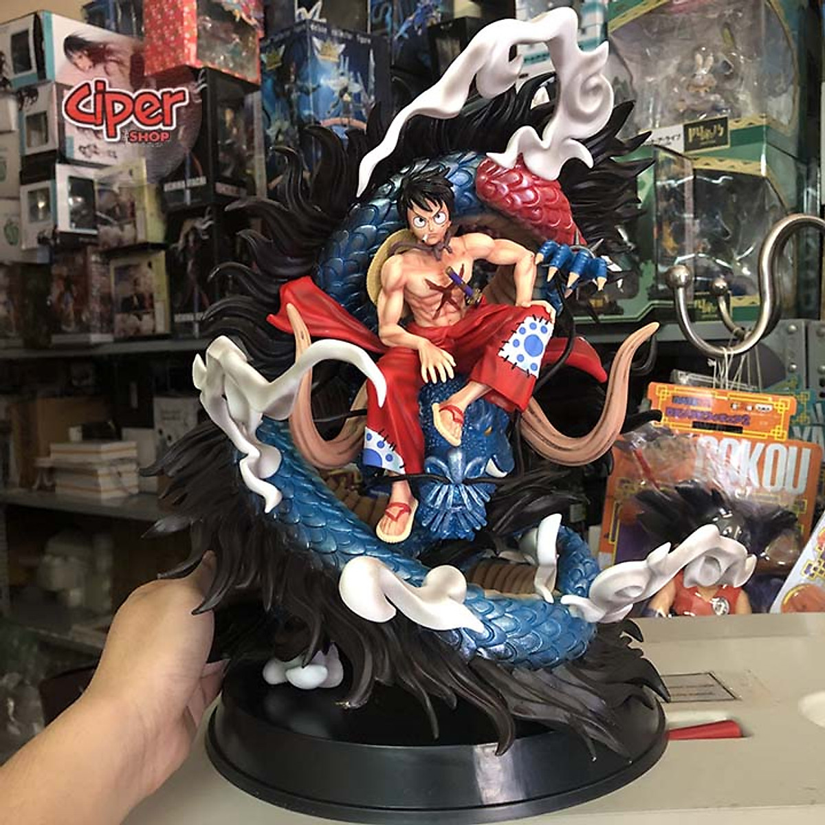 Ảnh Thật Mô Hình Figure Rồng Kaido  OnePiece Có Đèn Giá Tốt   BBCosplaycom