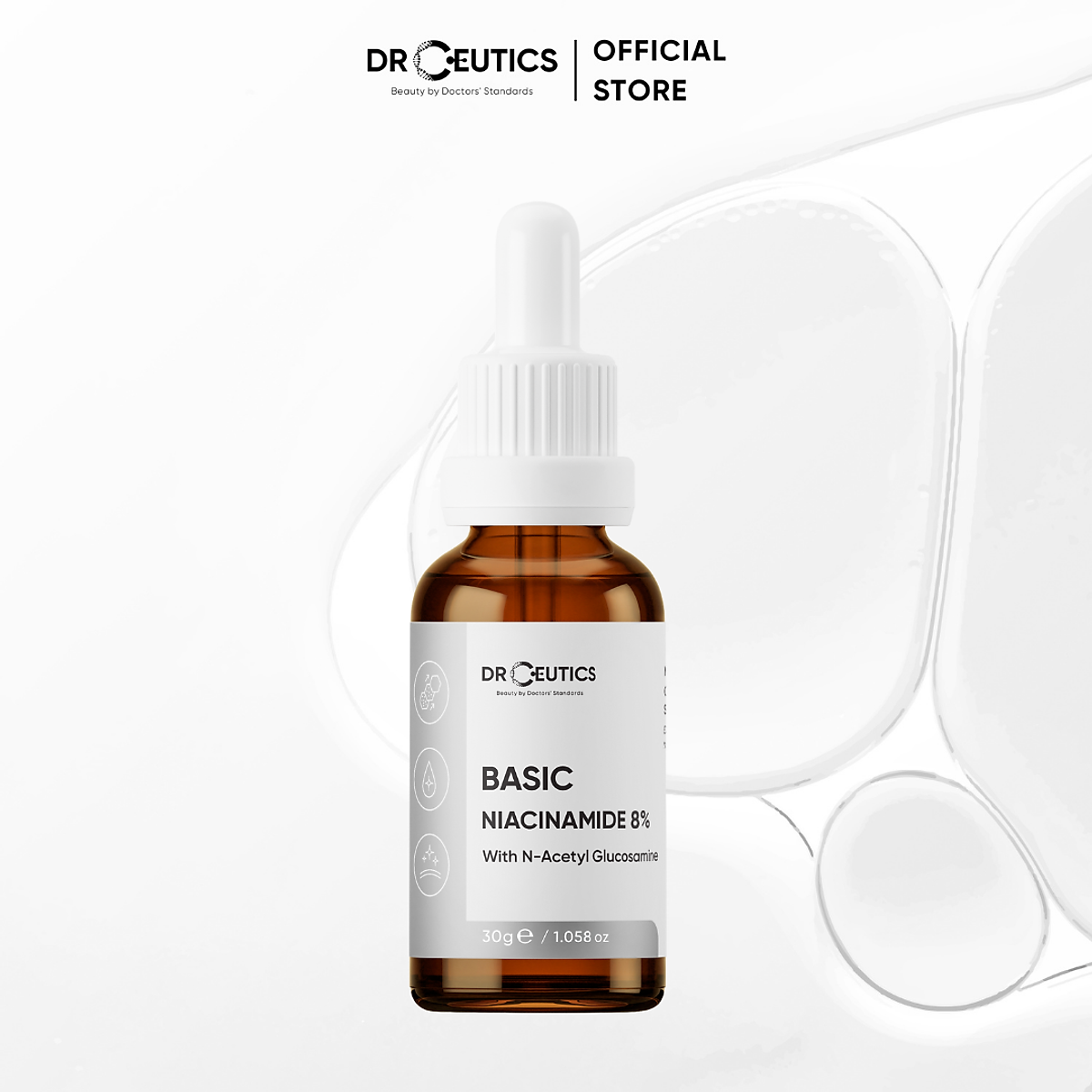 Mua Tinh Chất Niacinamide Basic 8 DrCeutics Cho Da Dầu Mụn 30g tại