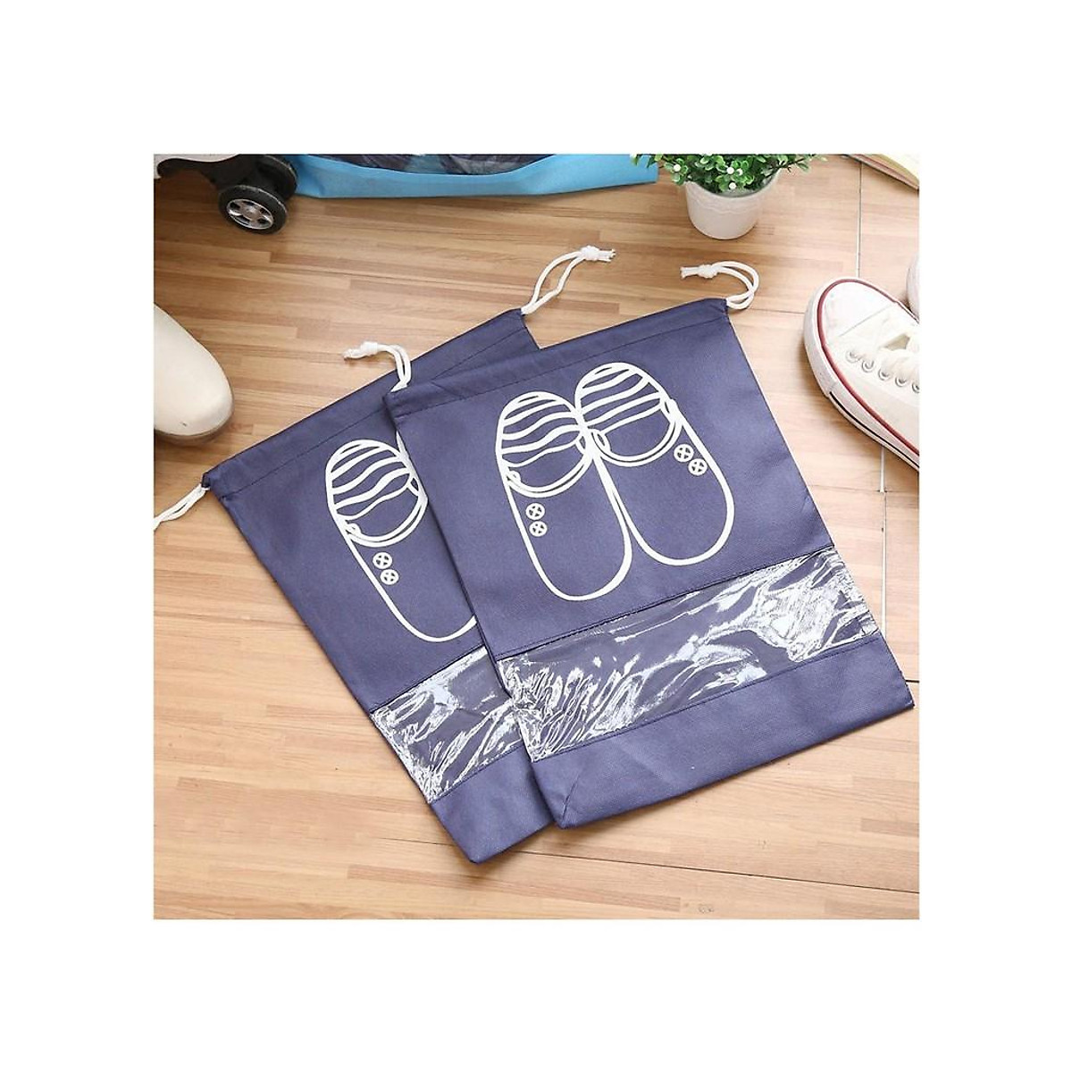 Túi đựng giày du lịch đa năng có dây rút