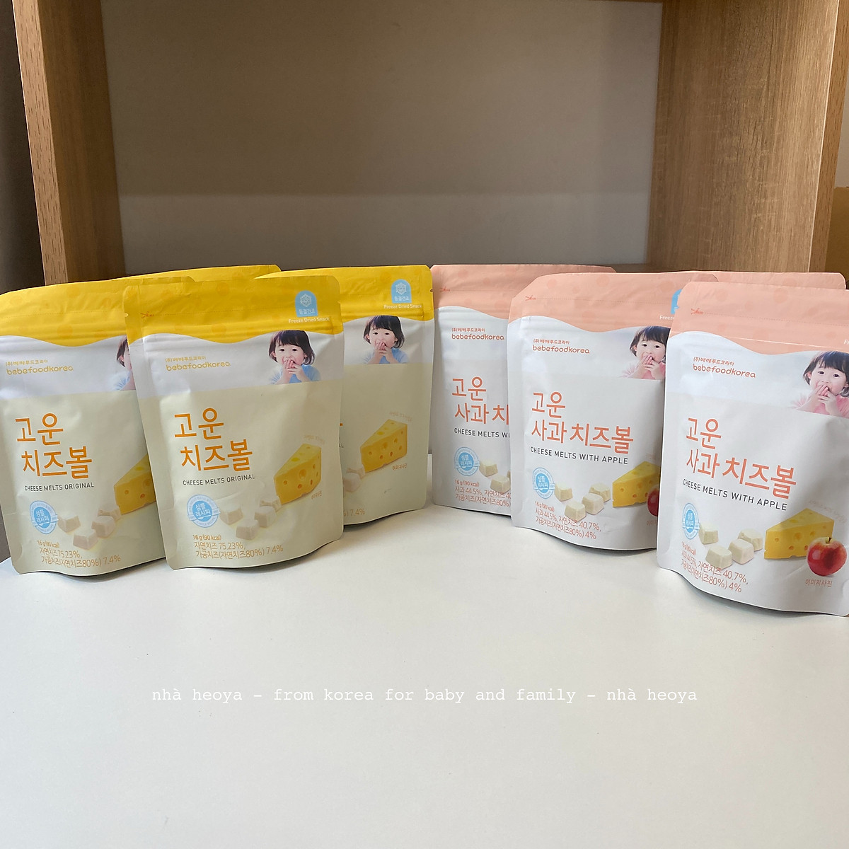 PHÔ MAI KHÔ HỮU CƠ ĂN DẶM CHO BÉ BEBEFOOD HÀN QUỐC