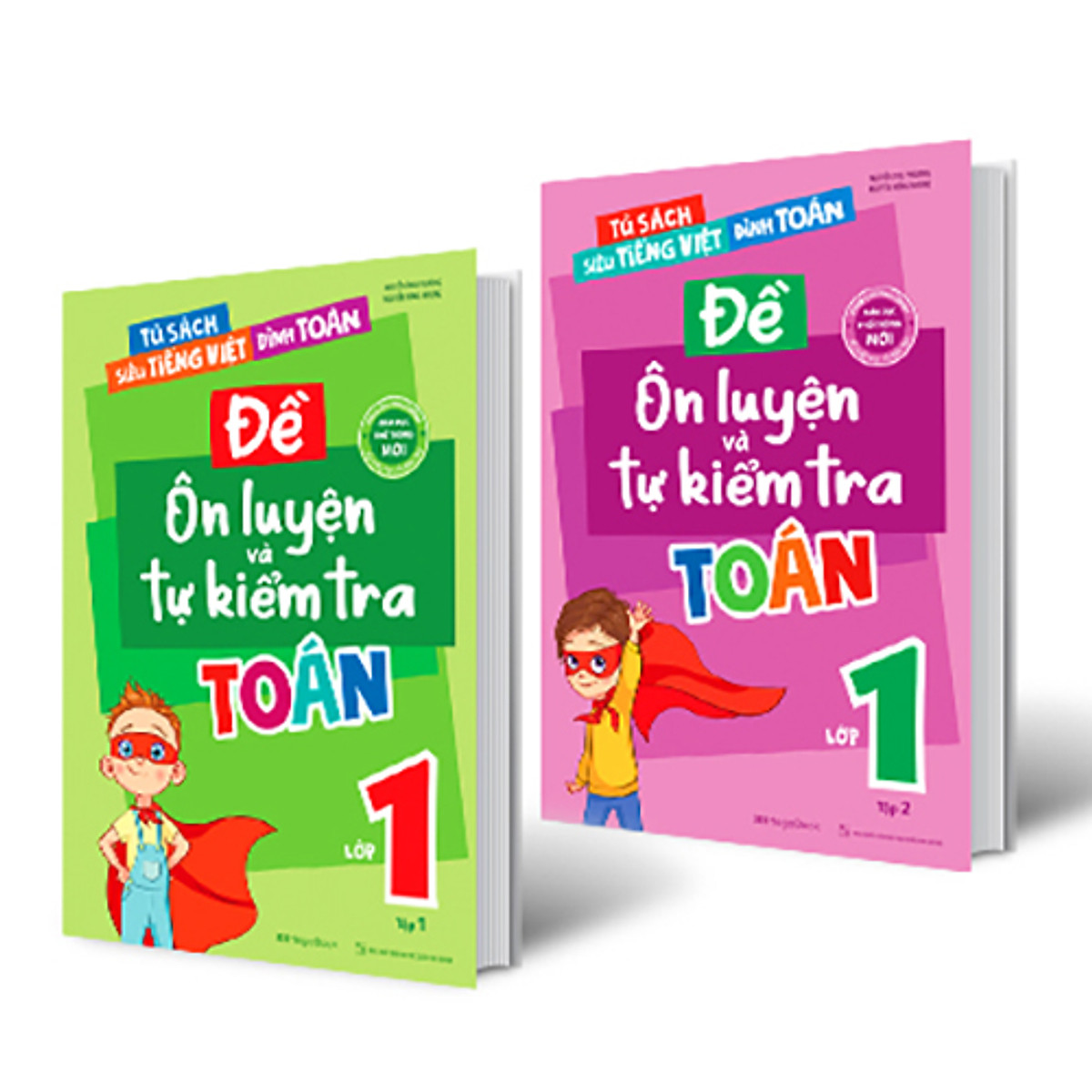 Combo 2 Cuốn Đề Ôn Luyện Và Tự Kiểm Tra Toán Lớp 1