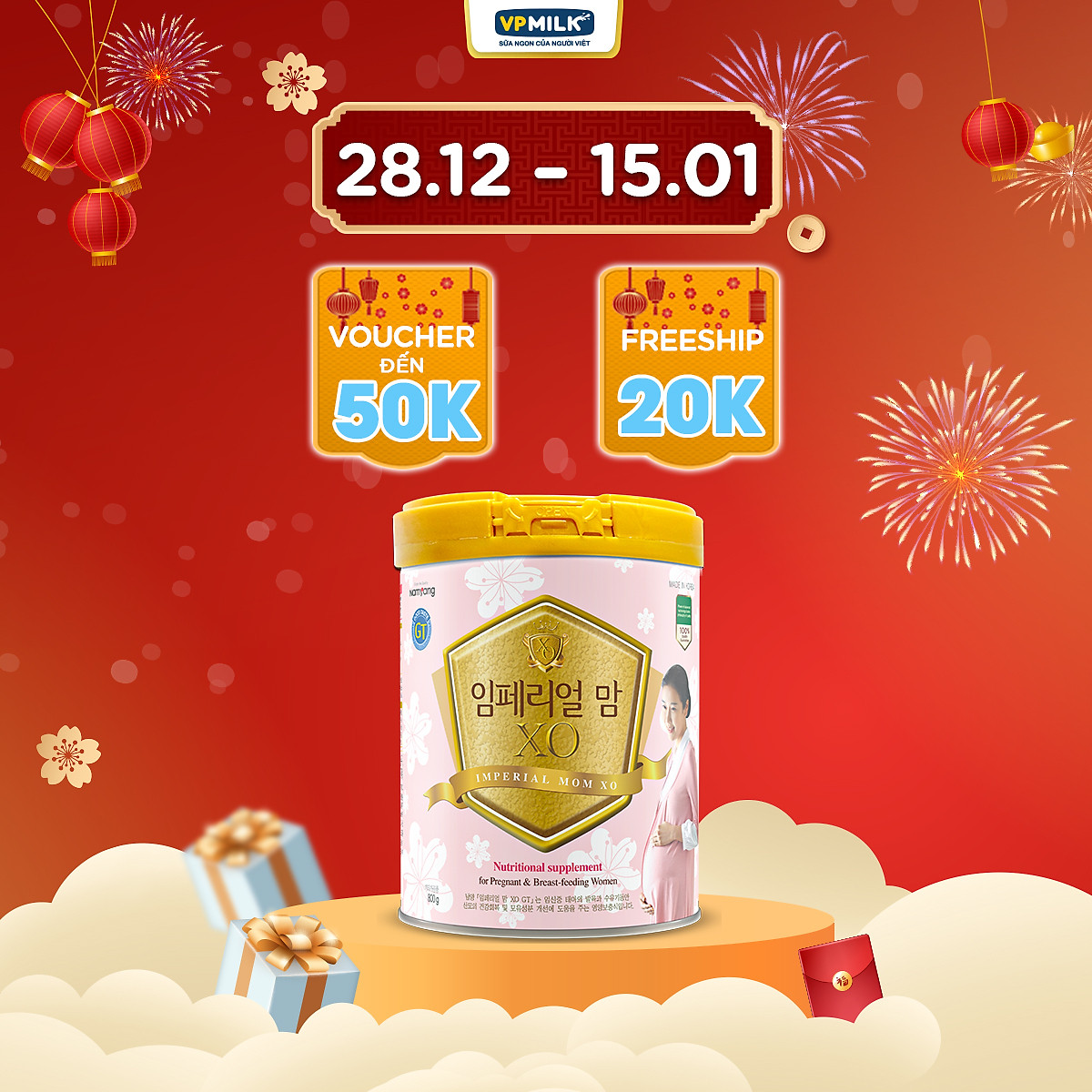 Sữa Bột Namyang Imperial Mom XO GT 800g