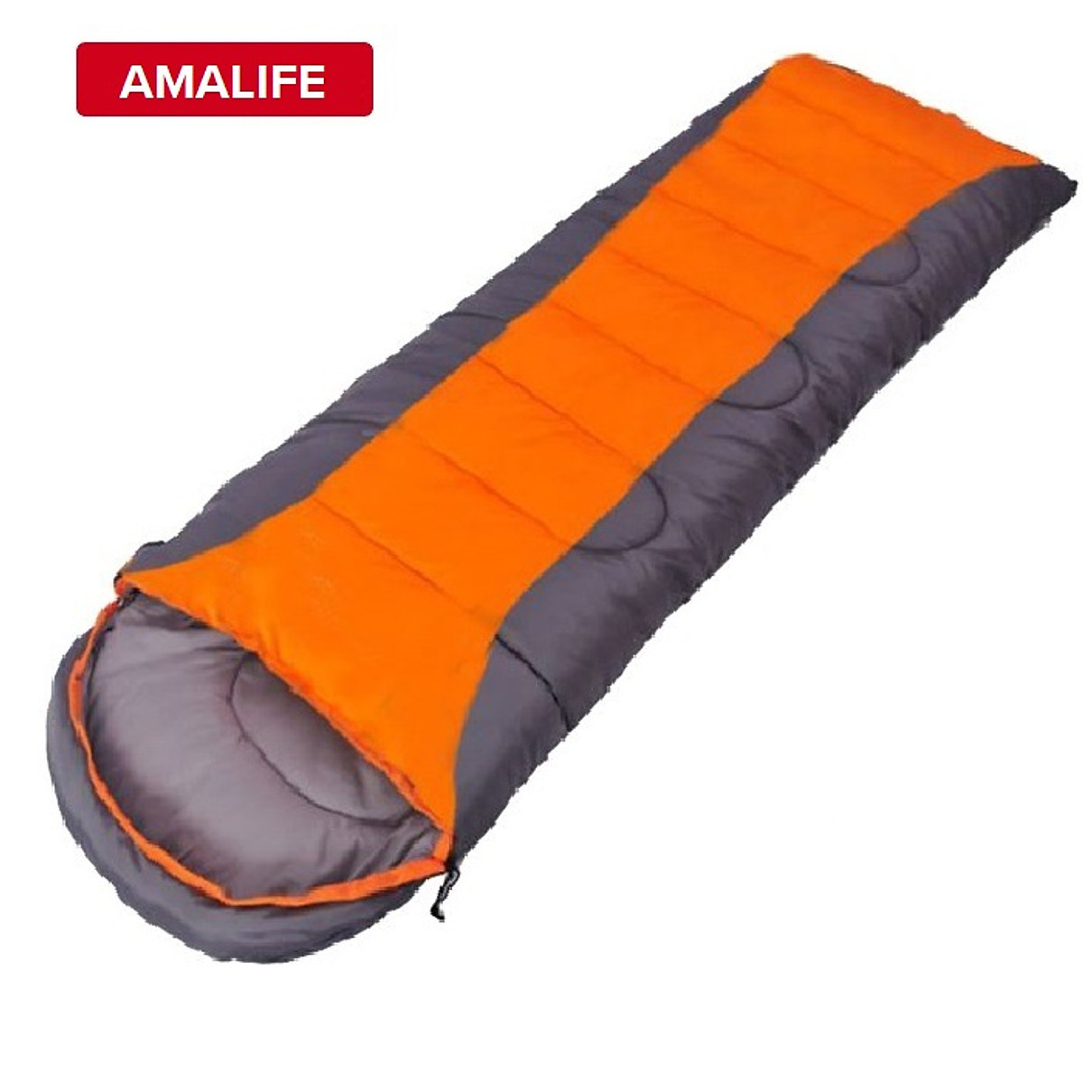 (FREE SHIP) Túi ngủ văn phòng du lịch cao cấp có trùm đầu - Chính hãng Amalife