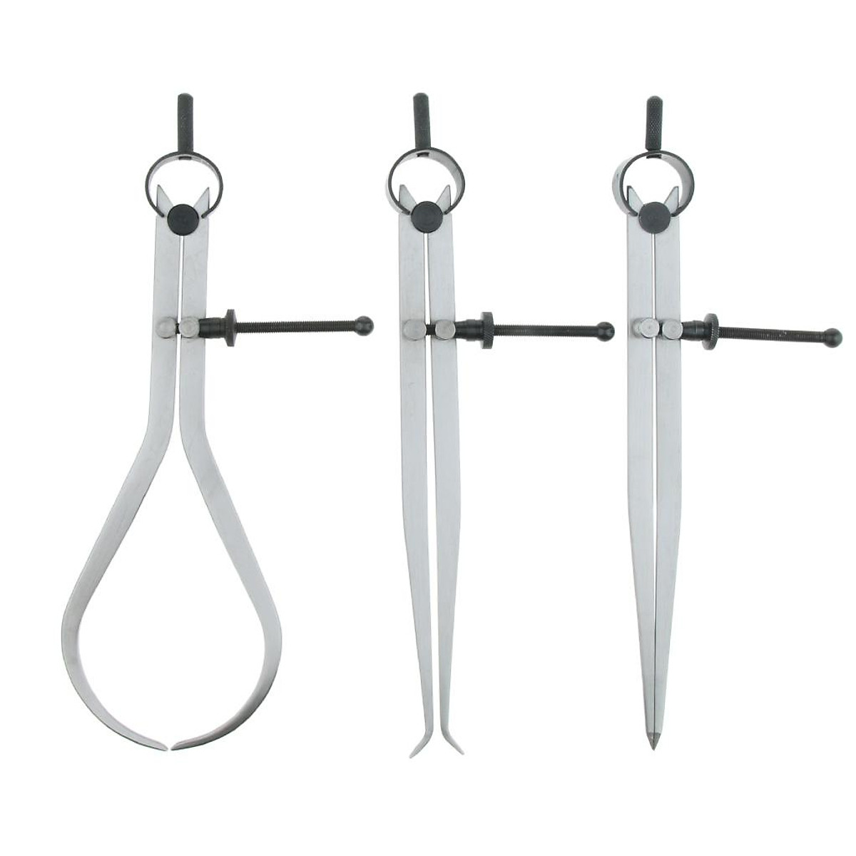 Precision Spring Outside Inside Joint Calipers & Dividers Set 6 Inch 150mm