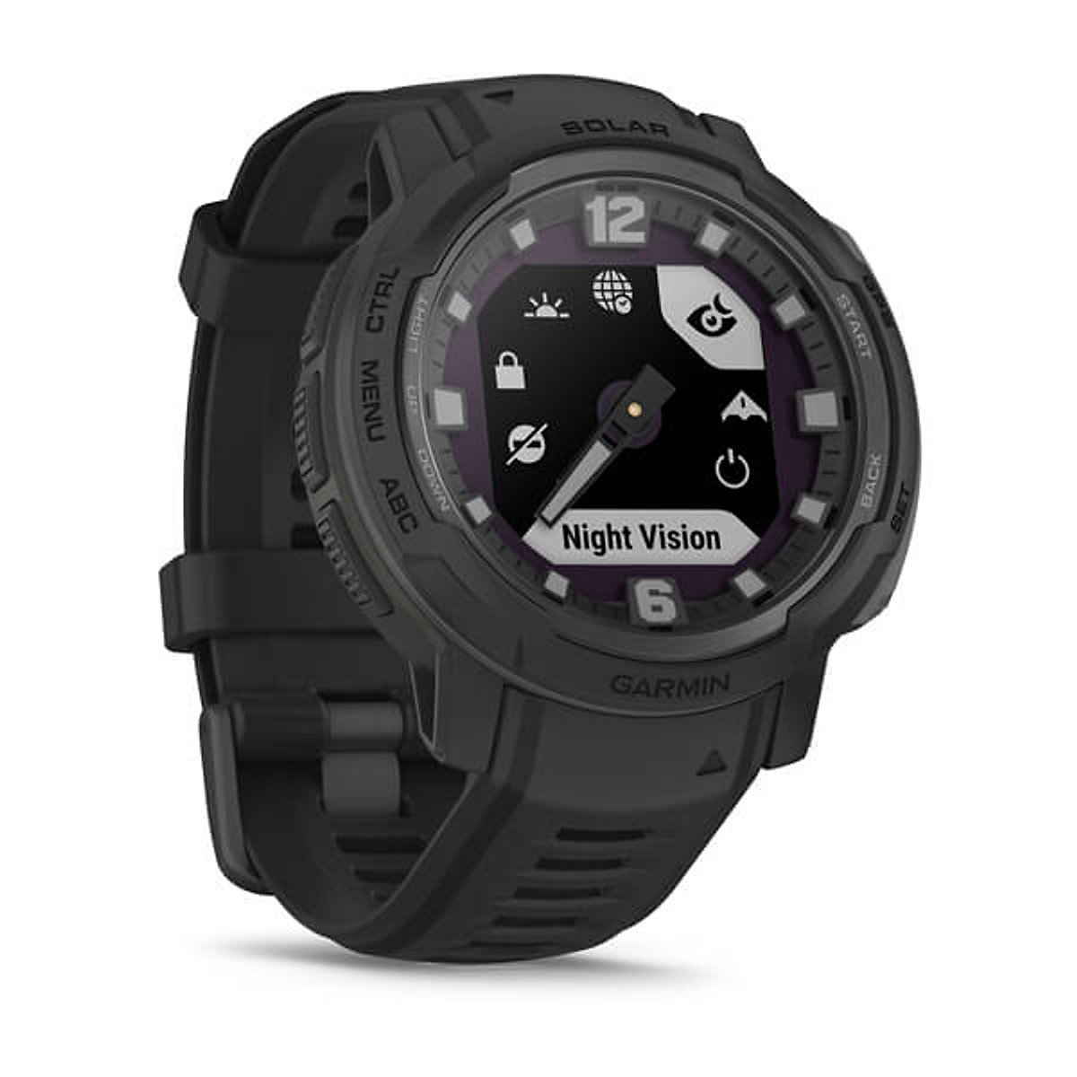 Đồng hồ thông minh Garmin Instinct Crossover Solar - Tactical Edition_Mới, hàng chính hãng