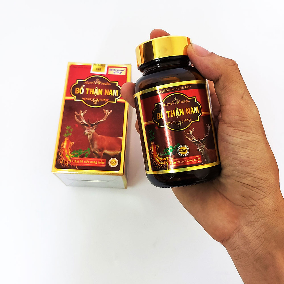 Vien Uống Bổ Thận Nam Giup Bổ Thận Trang Dương Tăng Cường Sinh Ly Nam Hộp 30 Vien Thanh Phần Từ Nhan Sam Nhung Hươu Tiki