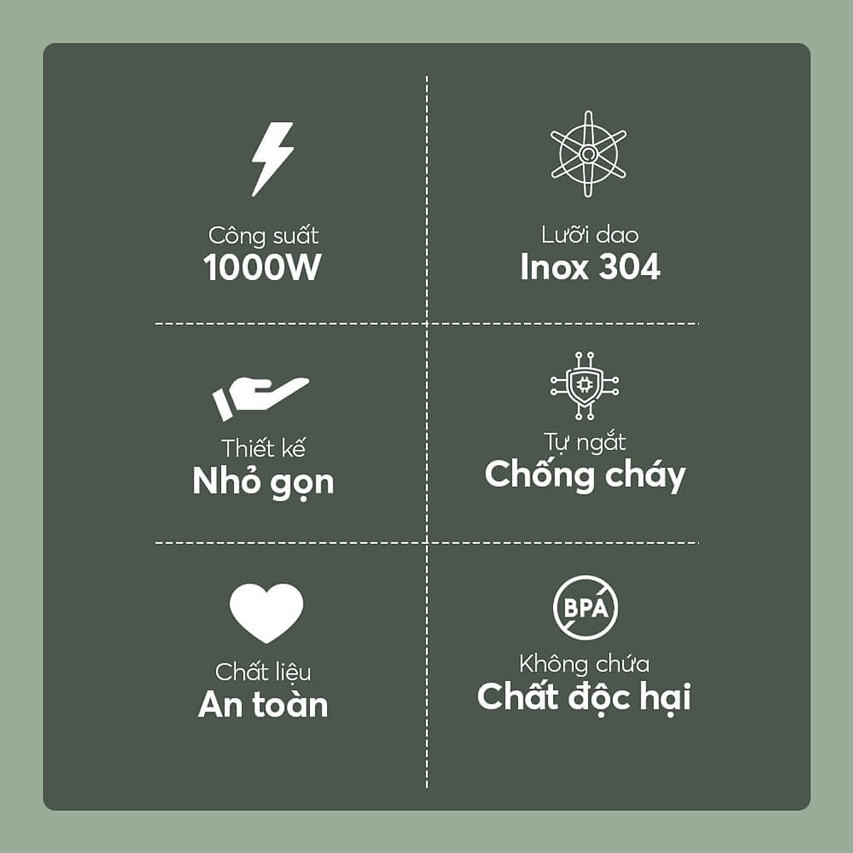 Máy xay cầm tay Elmich BLE-8666, công suất 1000W, thiết kế cầm tay dễ sử dụng, lưỡi dao bằng thép không gỉ siêu bền, đảm bảo an toàn tuyệt đối cho sức khỏe - Hàng chính hãng