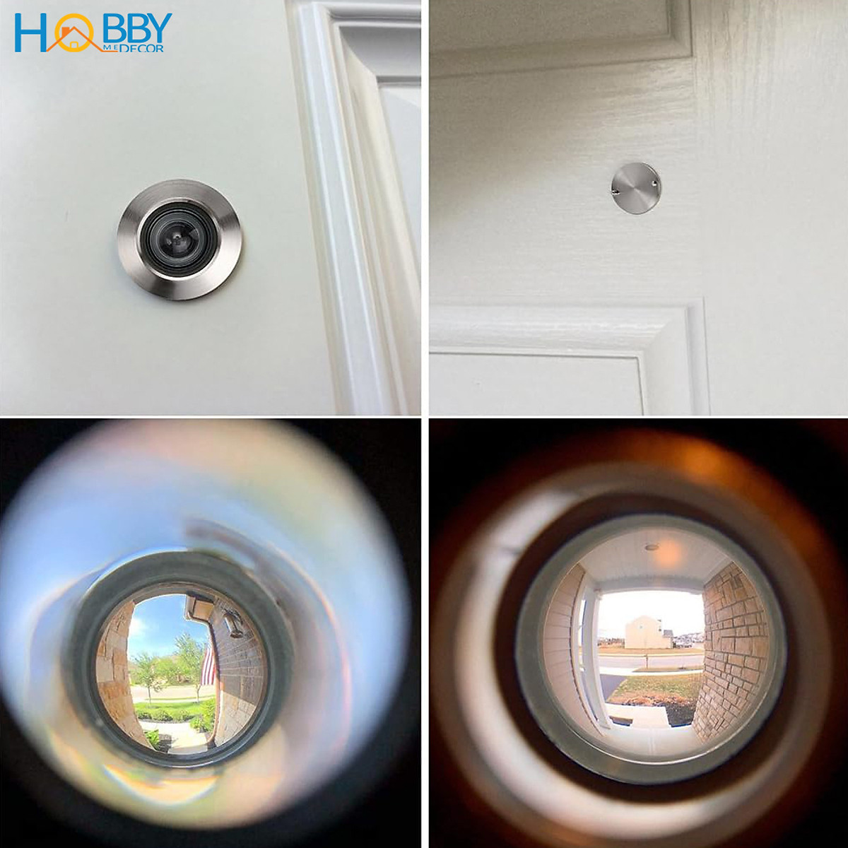 Mắt thần gắn cửa phòng chống trộm đường kính 16mm HOBBY Home Decor MT1