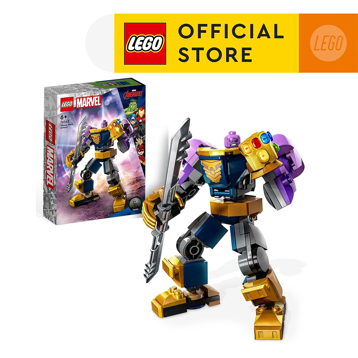 LEGO Superheores 76242 Chiến Giáp Thanos (113 Chi Tiết) - Lắp ghép ...