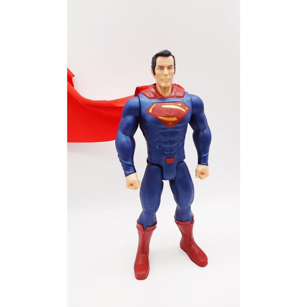 Mô hình Superman Siêu Nhân Cao 30cm, Khớp Cử Động, LED, Tiếng Nhân Vật