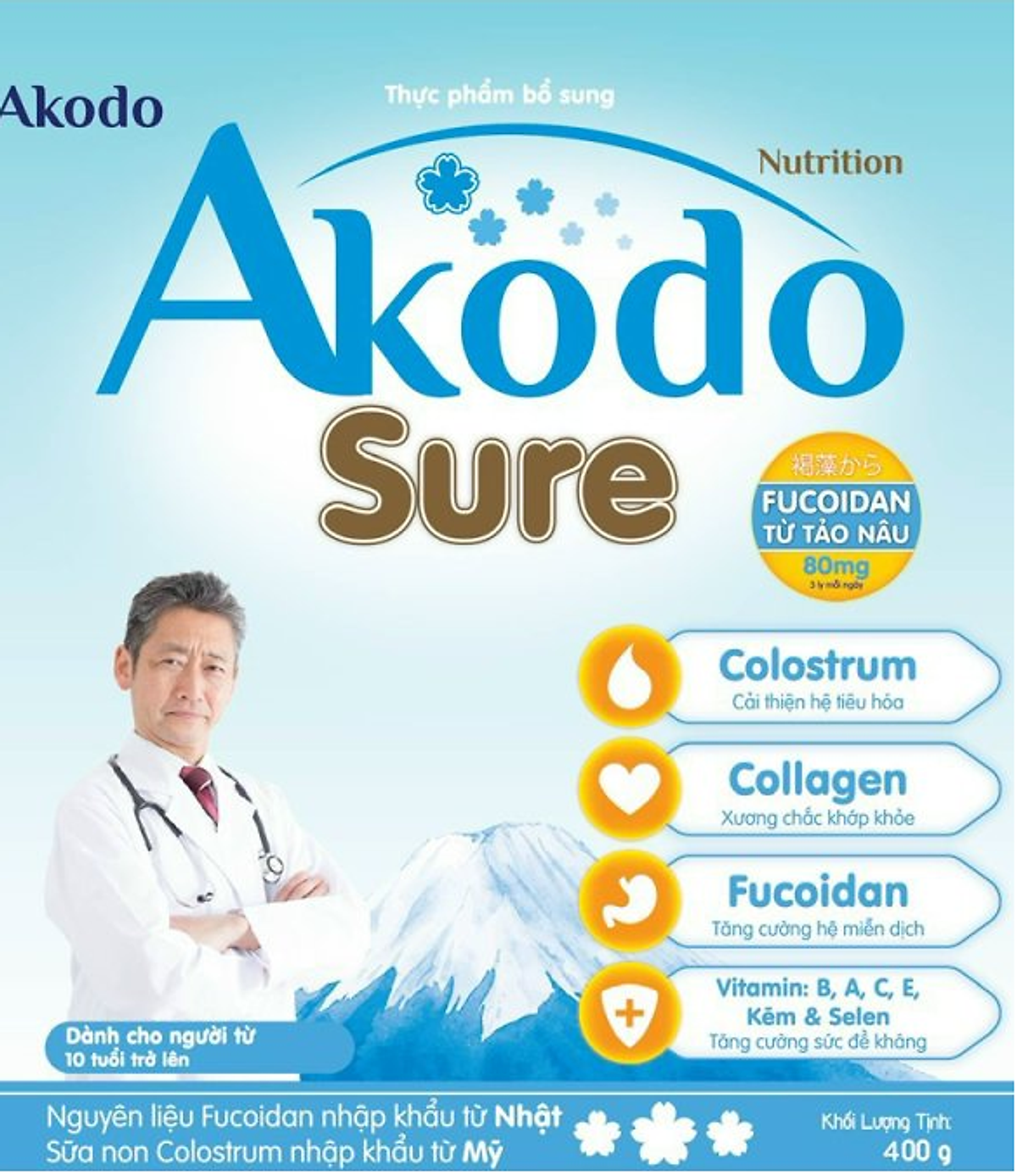Sữa Akodo Sure dành cho người lớn - 400g