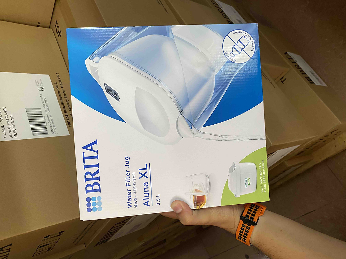 Bình Lọc Nước BRITA Aluna XL White - 3.5L (Kèm Maxtra Pro)