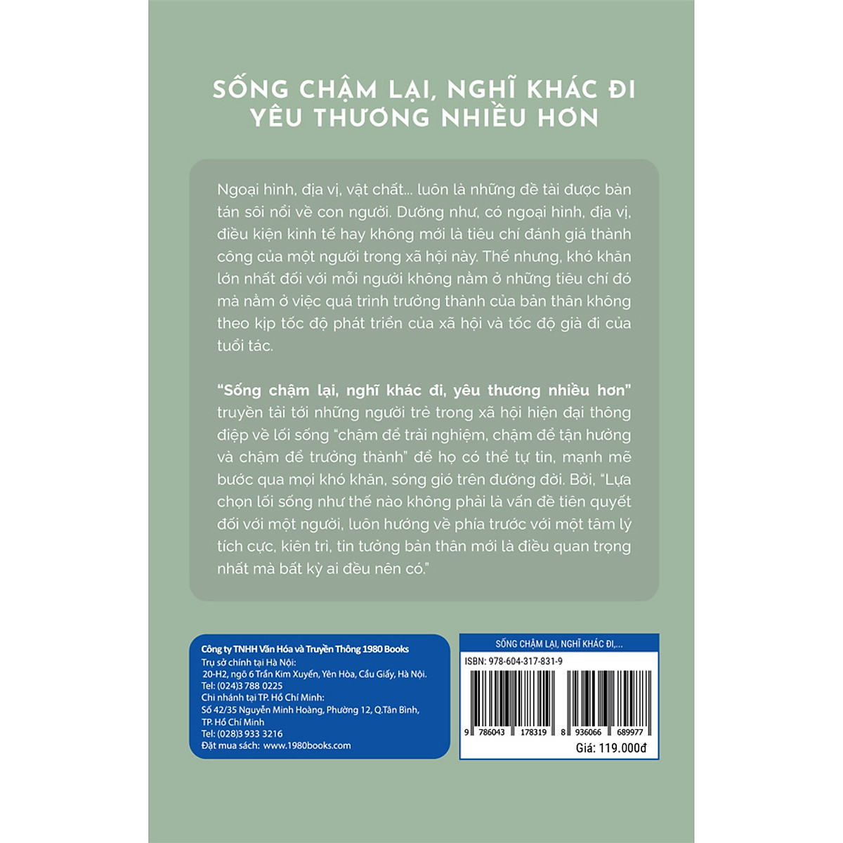 Review sách Sống chậm lại nghĩ khác đi yêu thương nhiều hơn 5 Sống chậm lại nghĩ khác đi yêu thương nhiều hơn 3