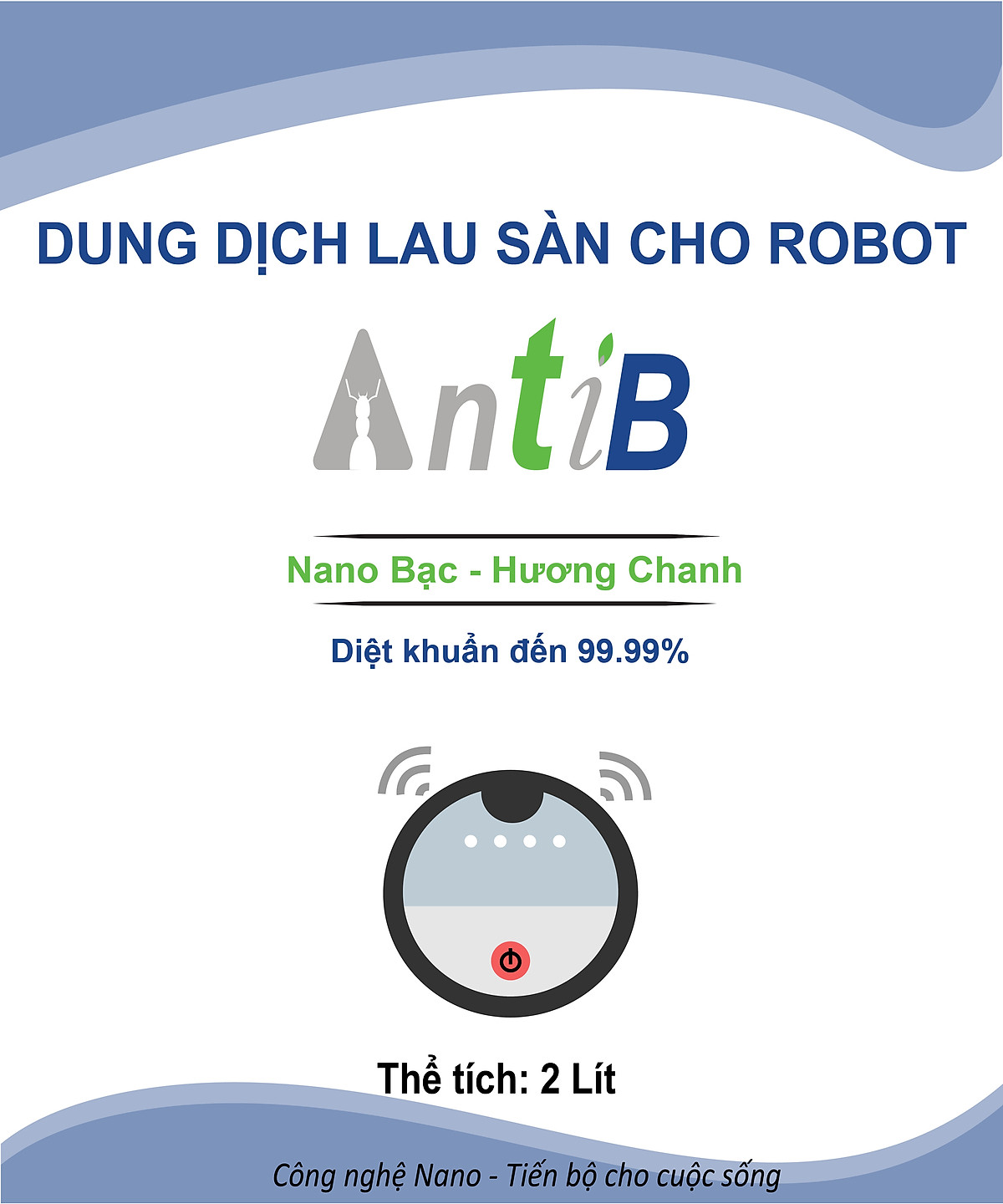 Nước lau sàn chuyên dụng dành riêng cho Robot lau nhà AntiB 3 f1907b369f4a295ed0daf40cf112c924