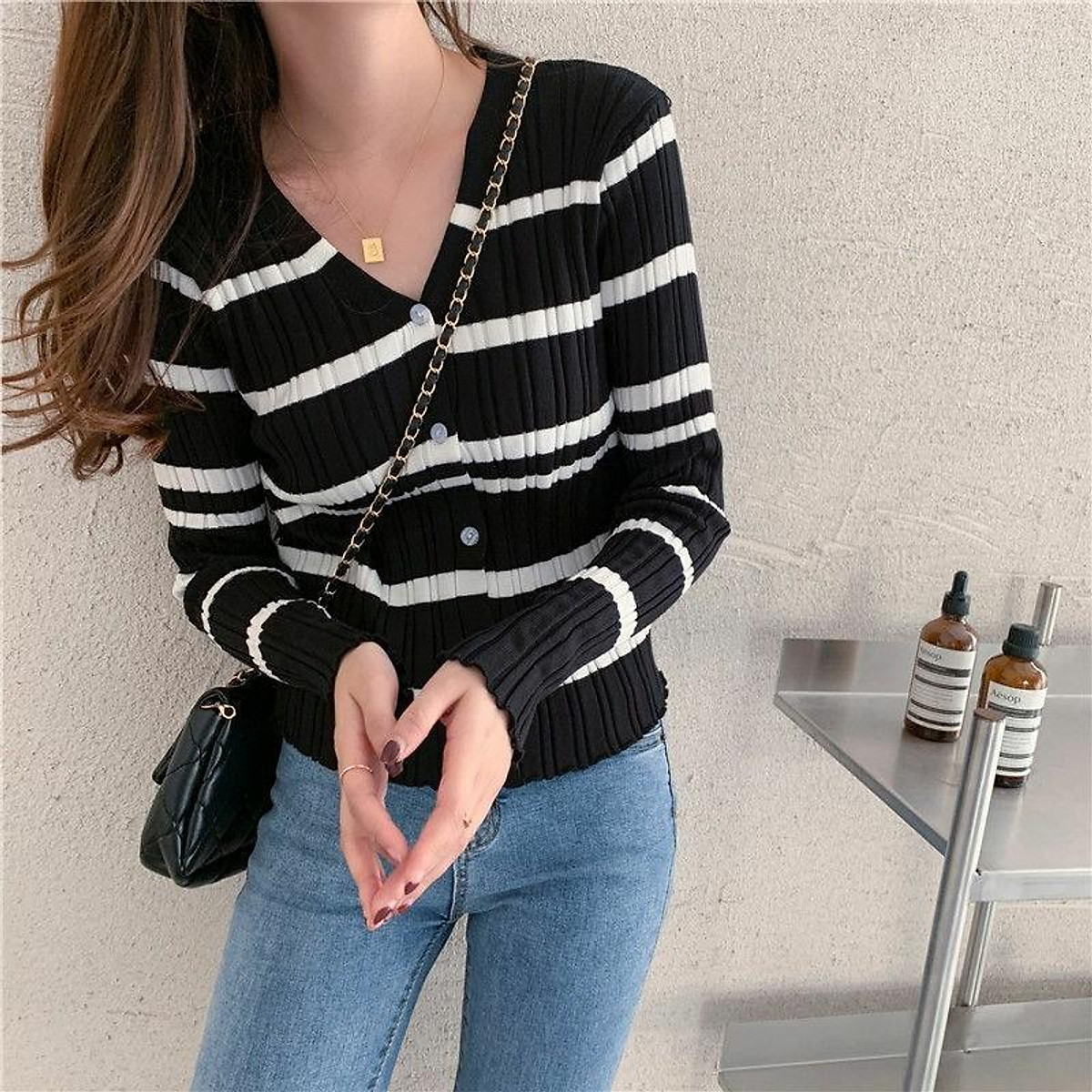 Áo khoác len cardigan cho nữ LS_A488